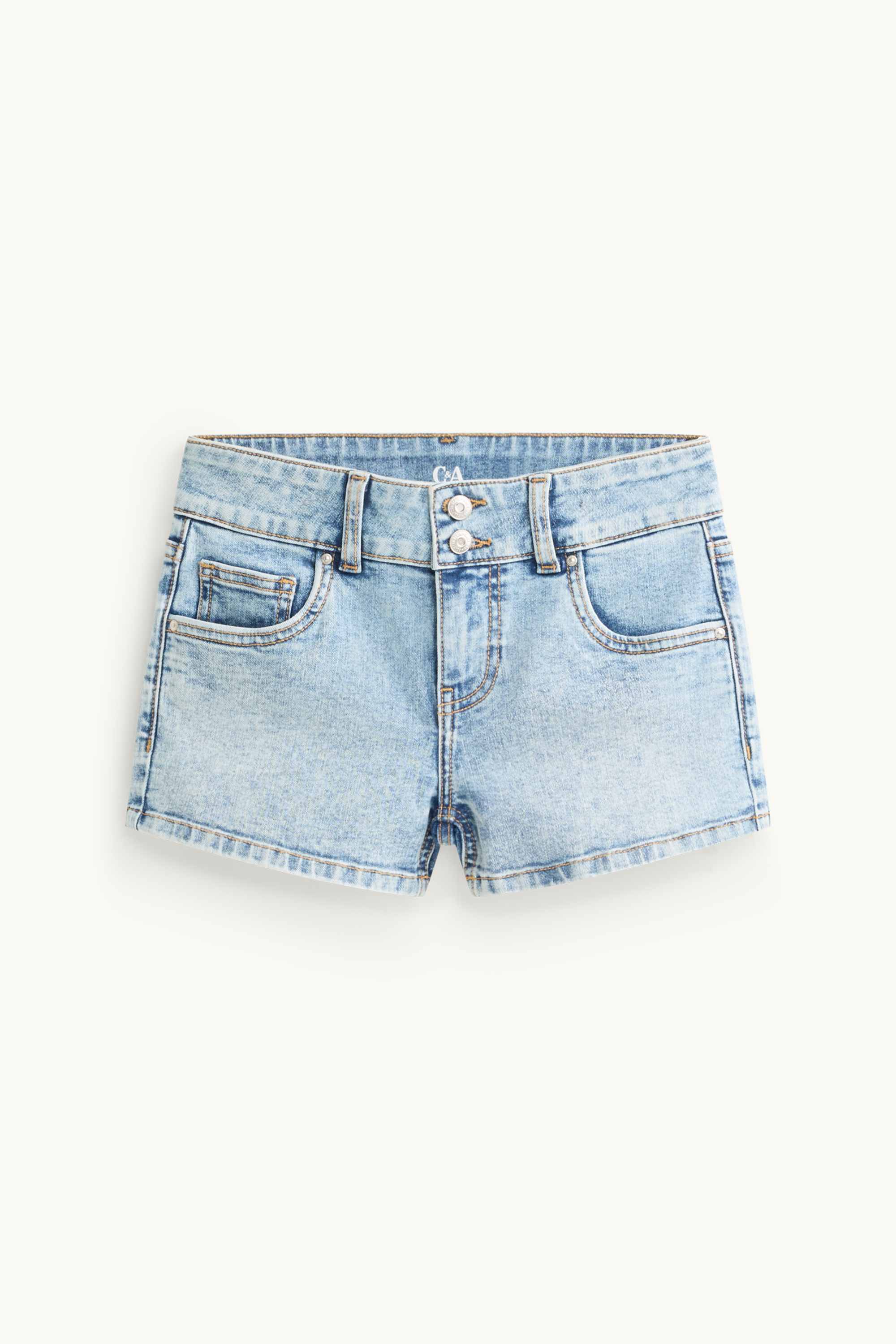 Denim shorts light blue