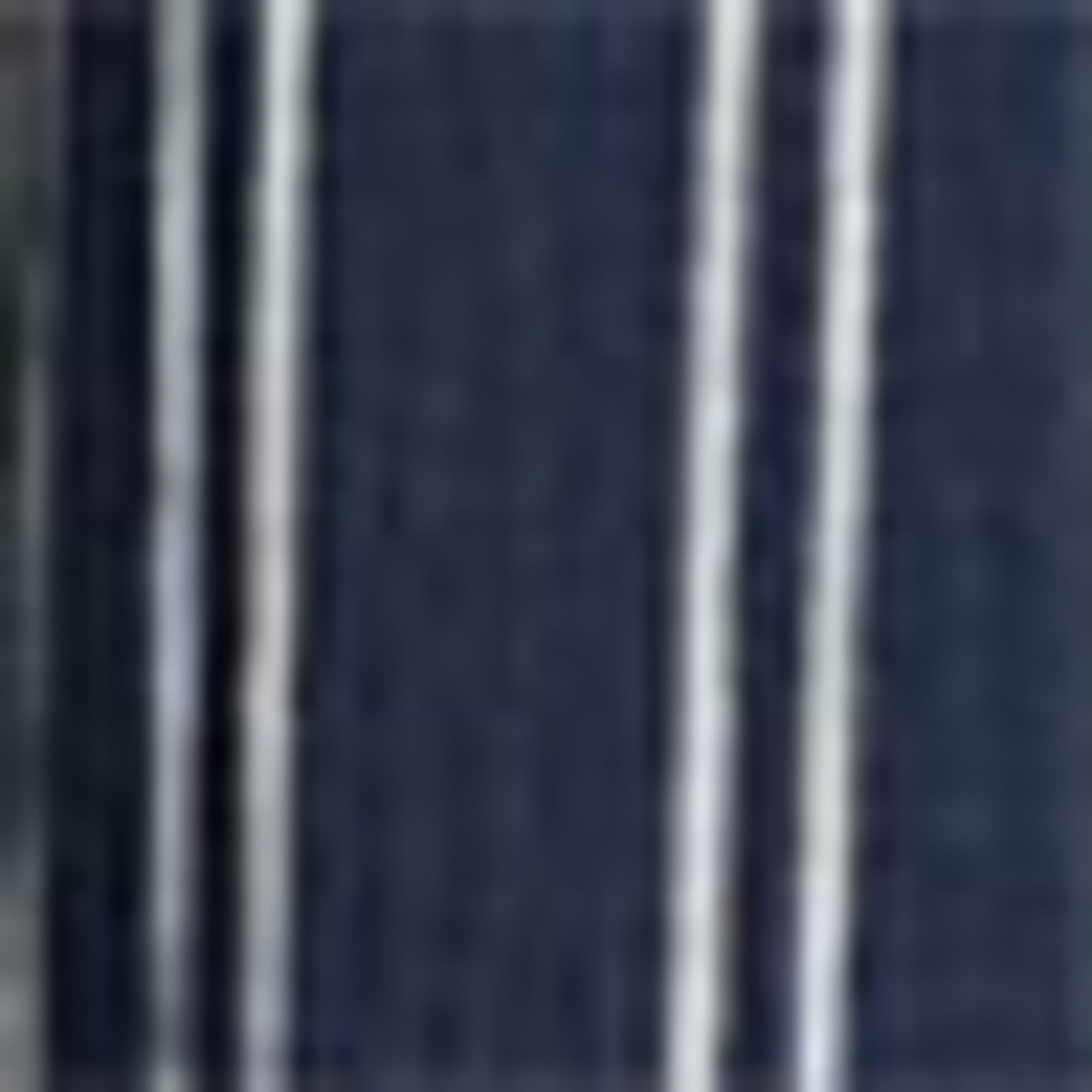 Cloth trousers - striped dark blue