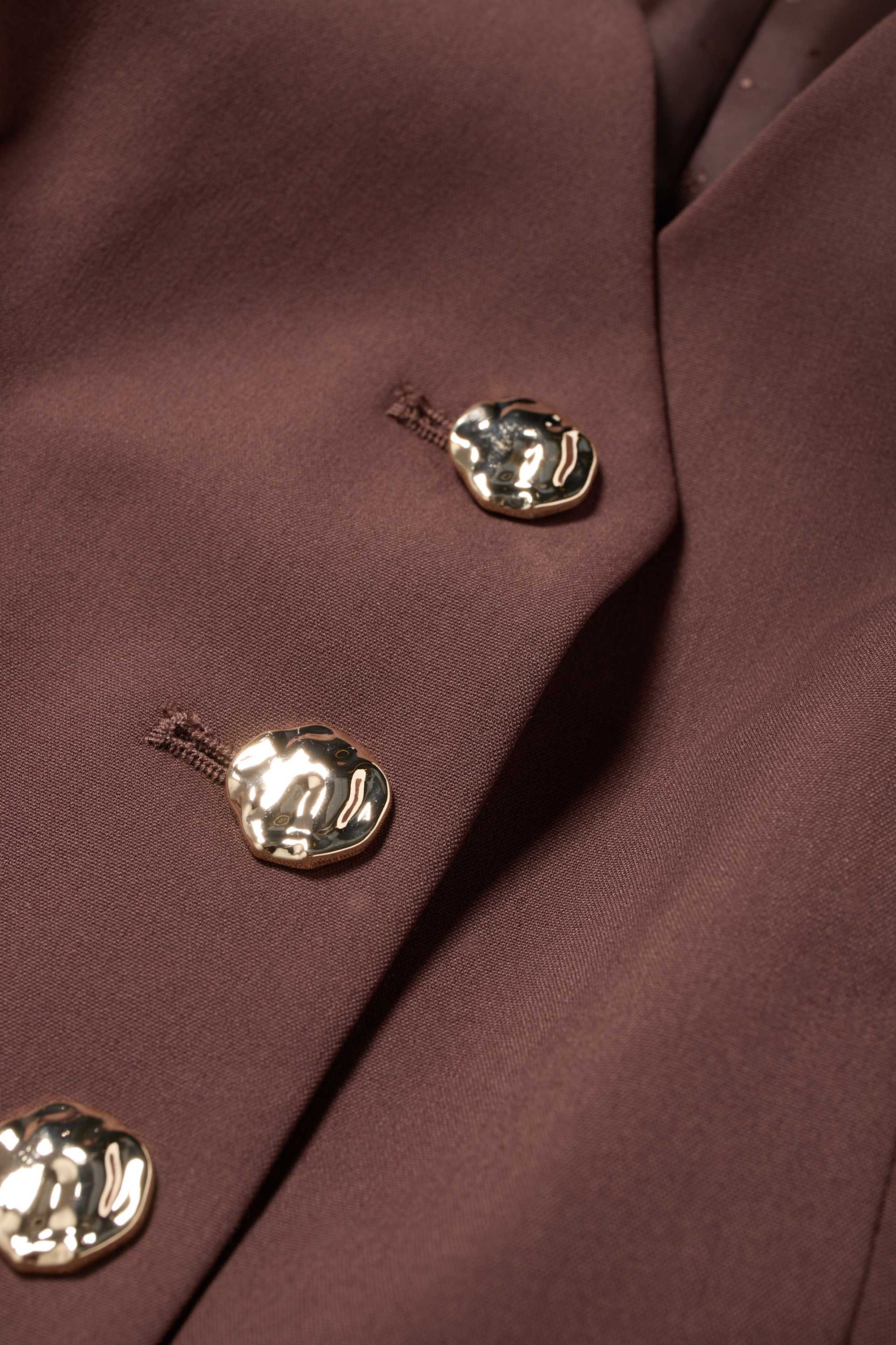 Business waistcoat - regular fit dark brown