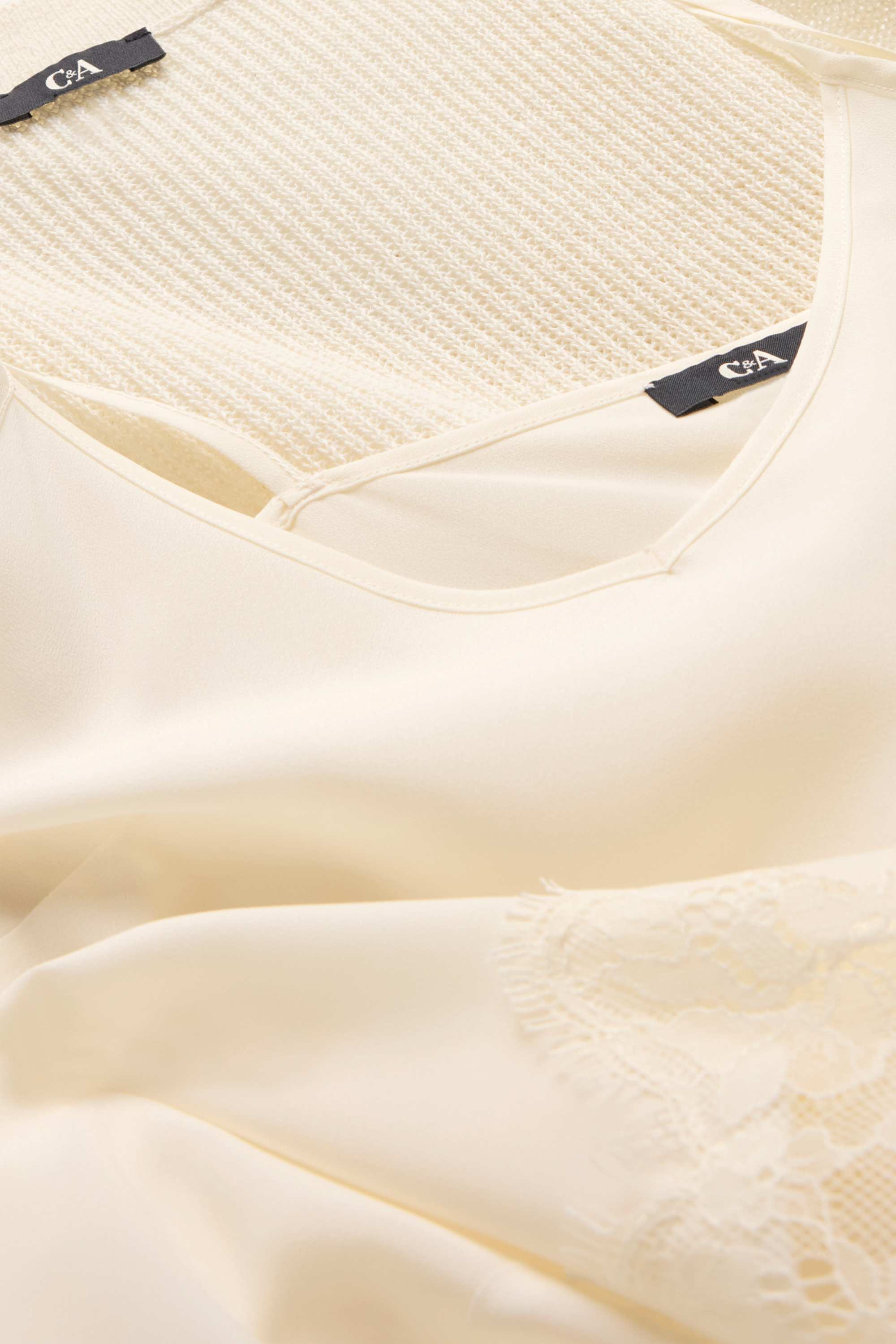 Set - slipover and top - 2 piece cremewhite