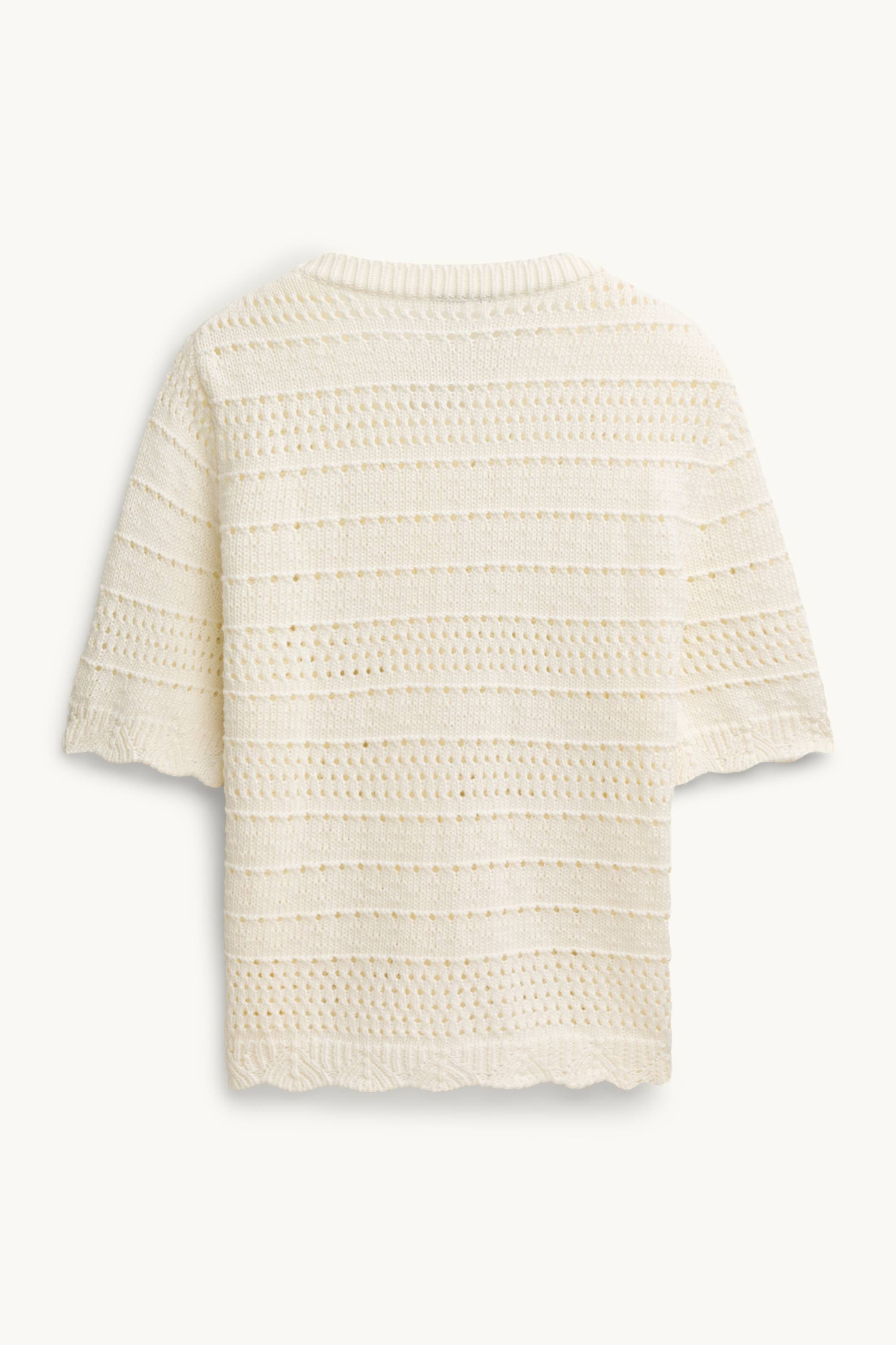 Cardigan - textured cremewhite