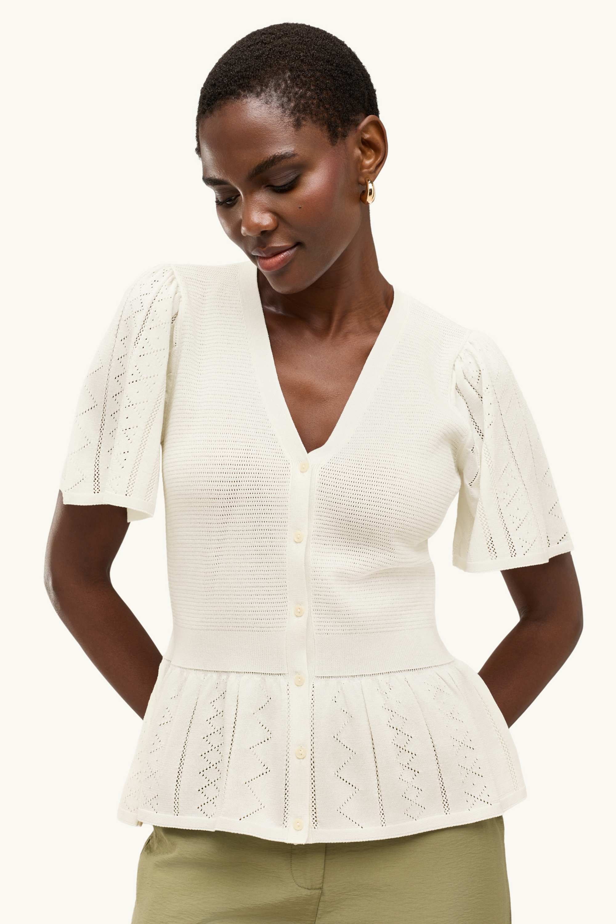 Cardigan white