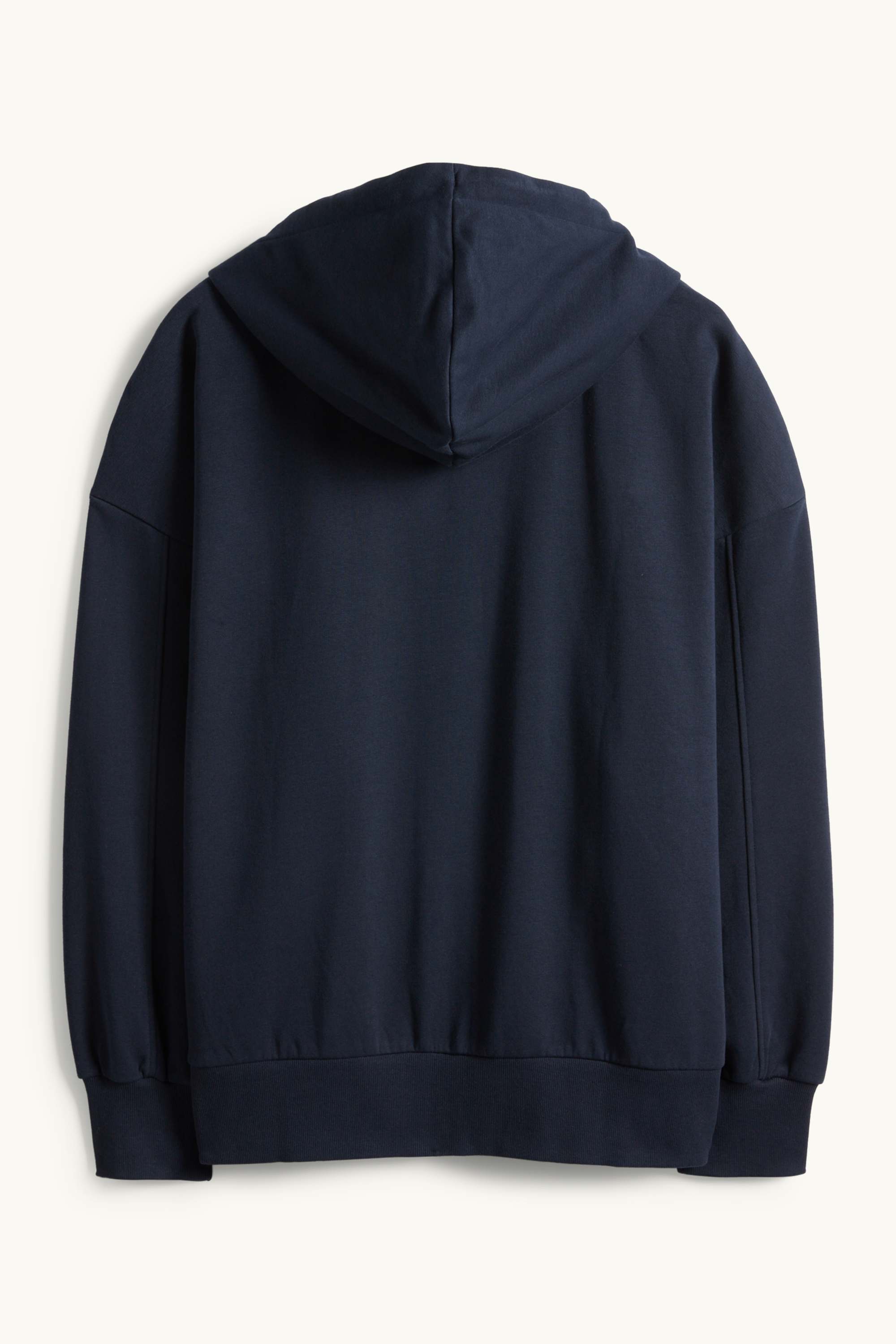 Zip-through hoodie dark blue