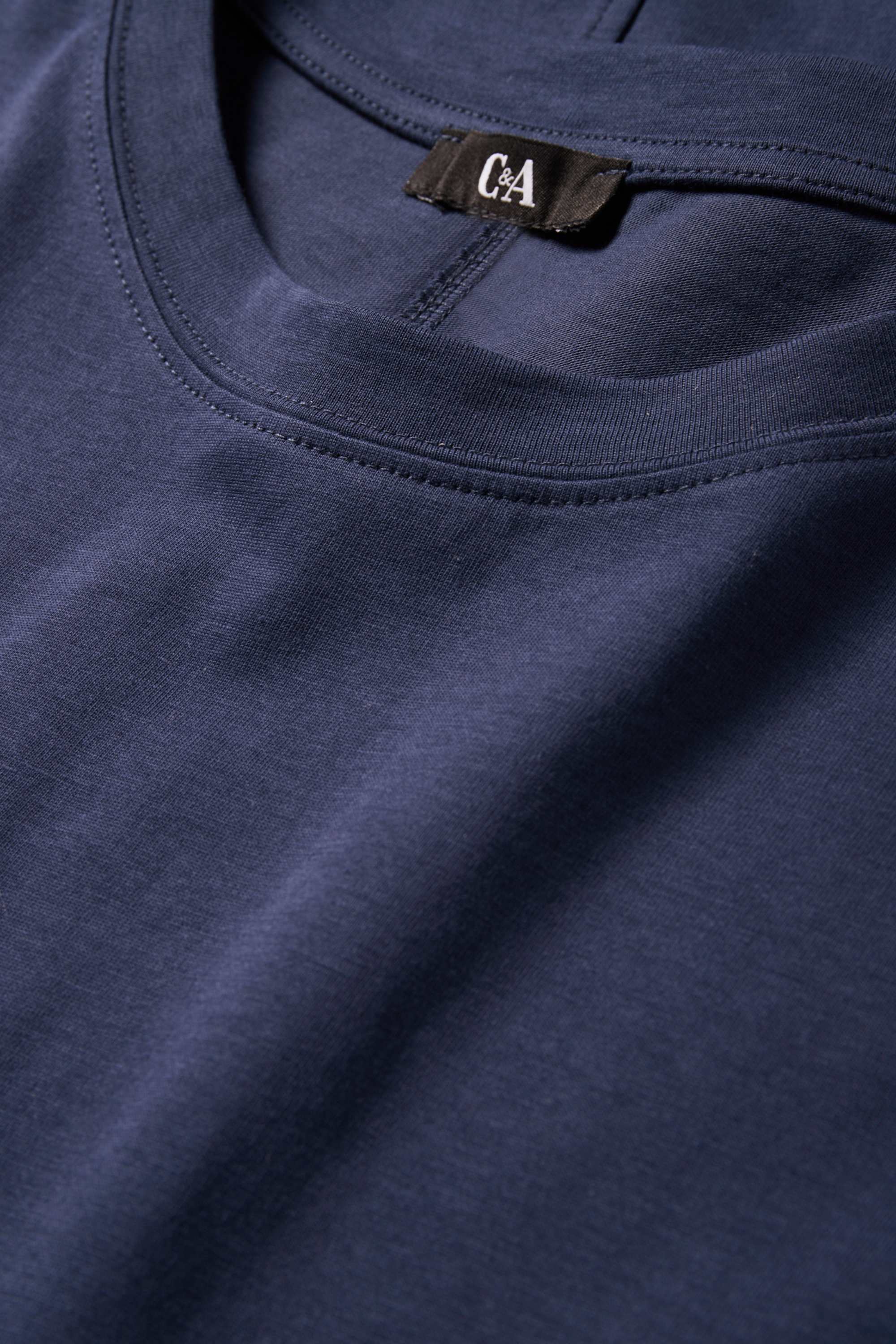 Long sleeve top - relaxed fit dark blue