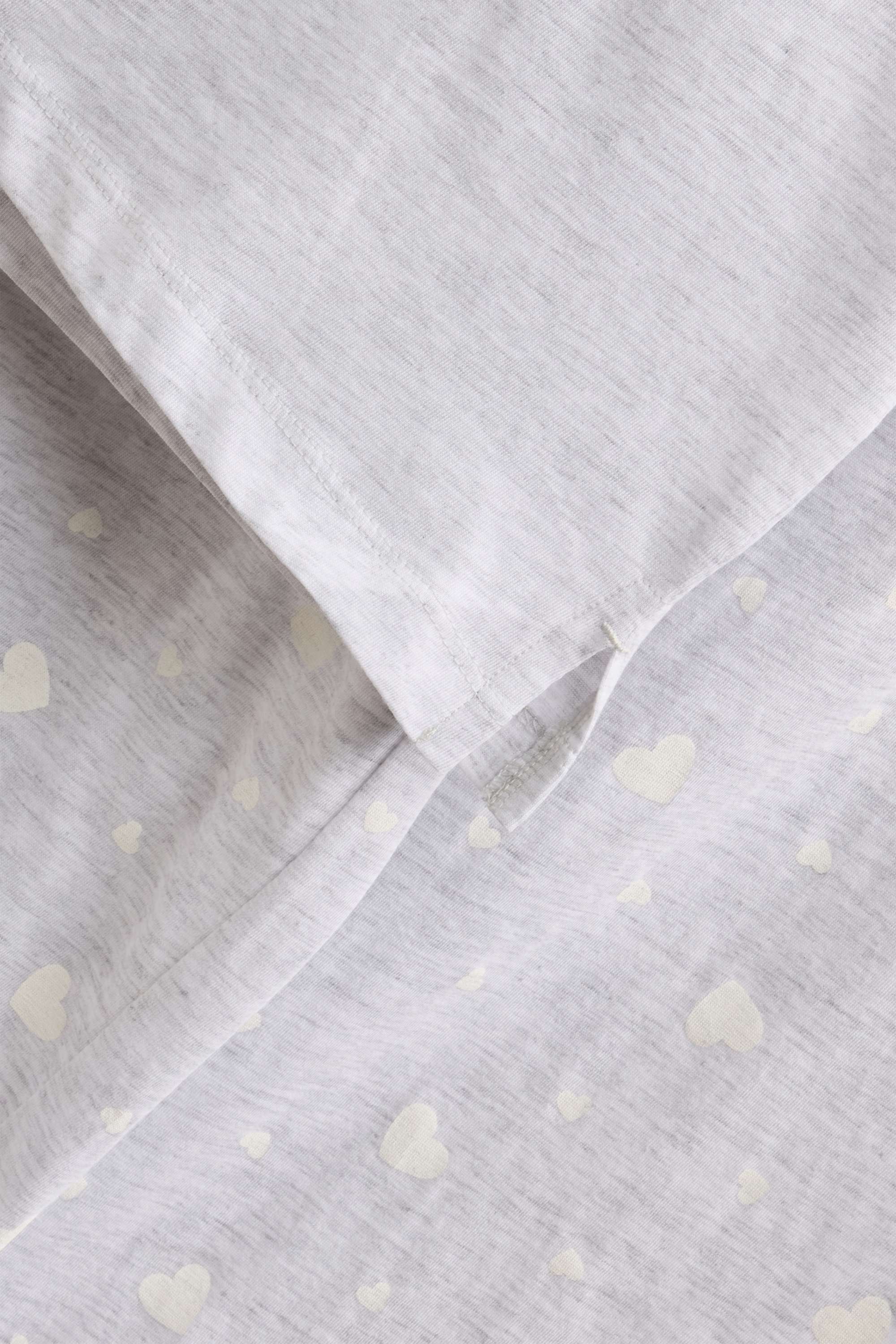 Pyjamas light gray-melange
