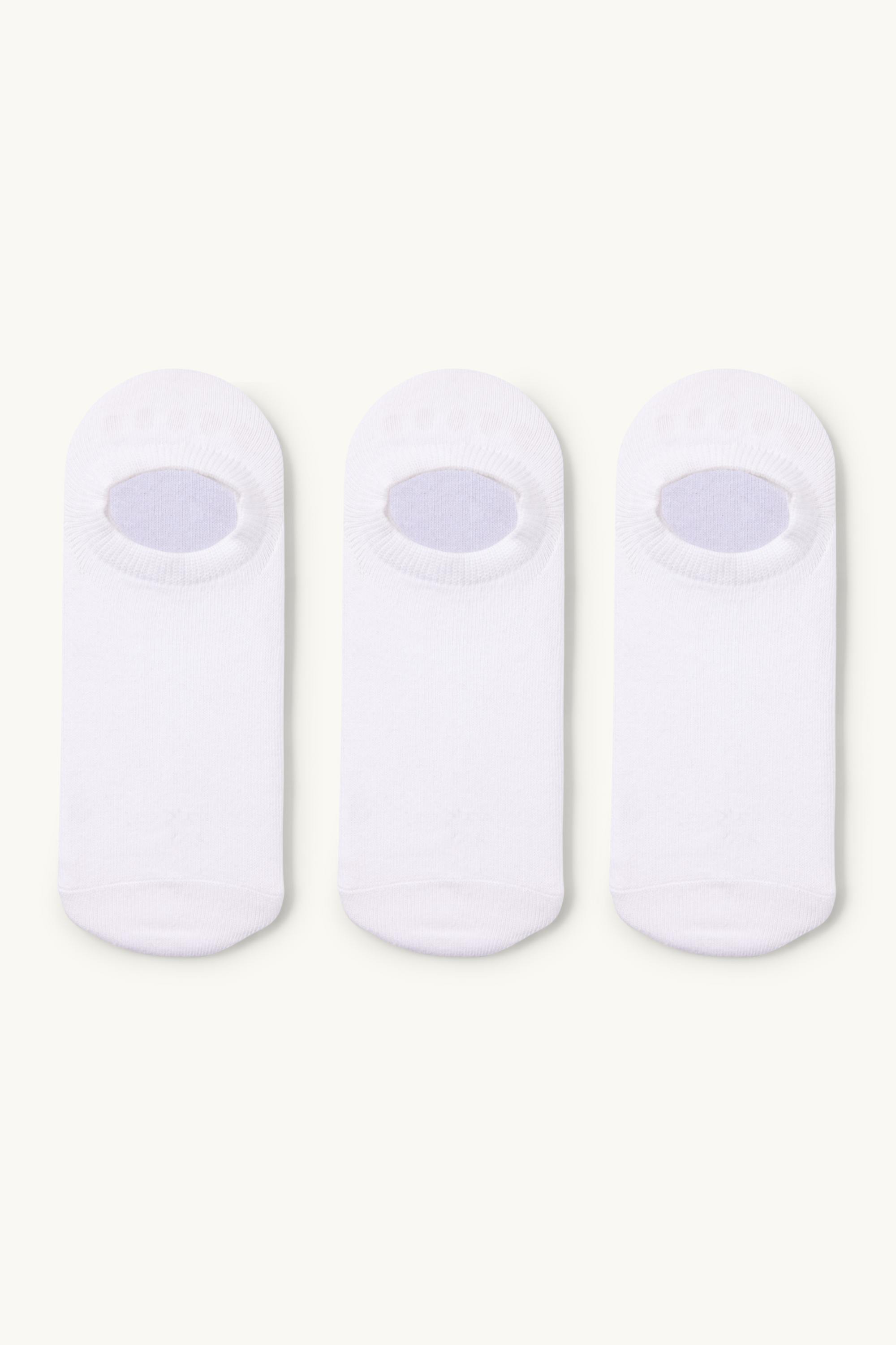 Multipack of 3 - footsies white
