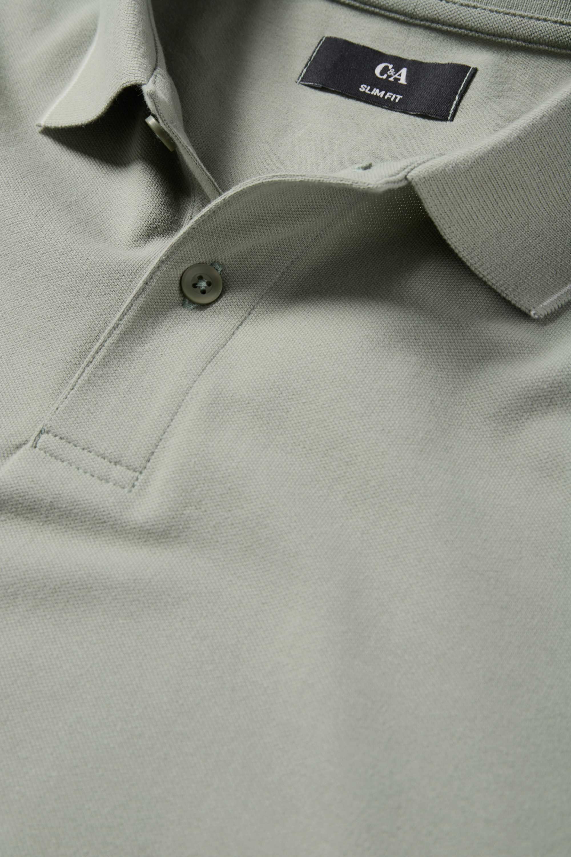 Polo shirt - slim fit light green