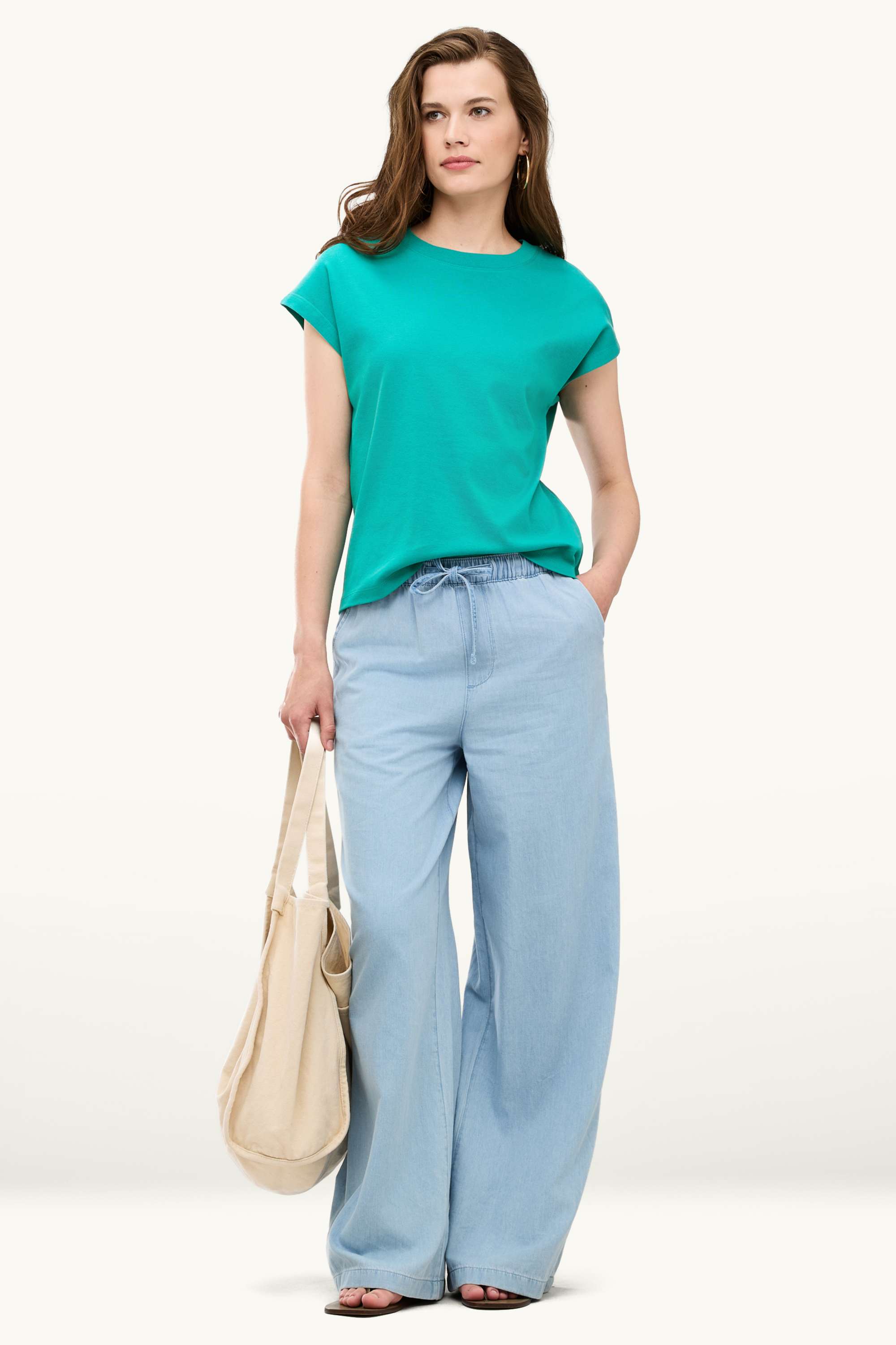 T-shirt - regular fit turquoise