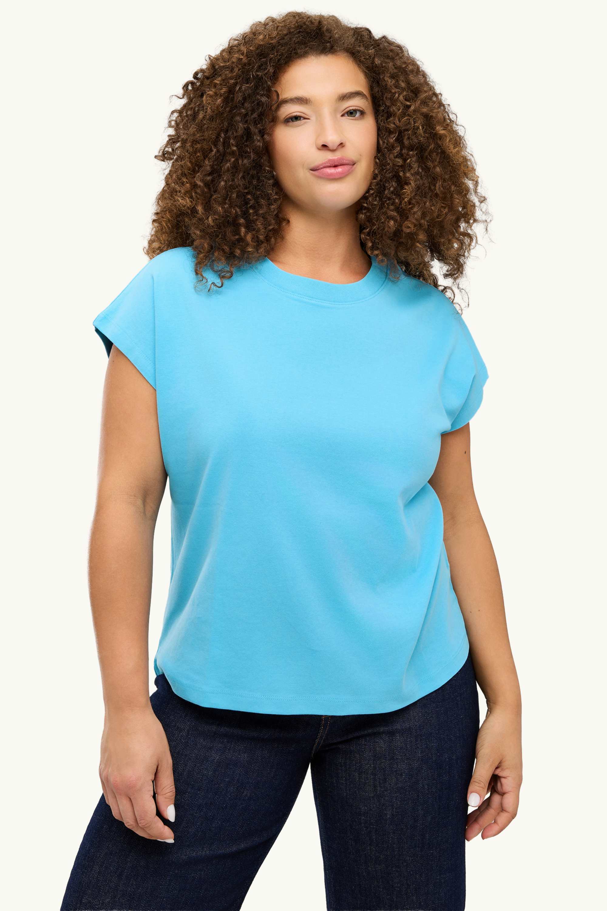 T-shirt - regular fit light blue
