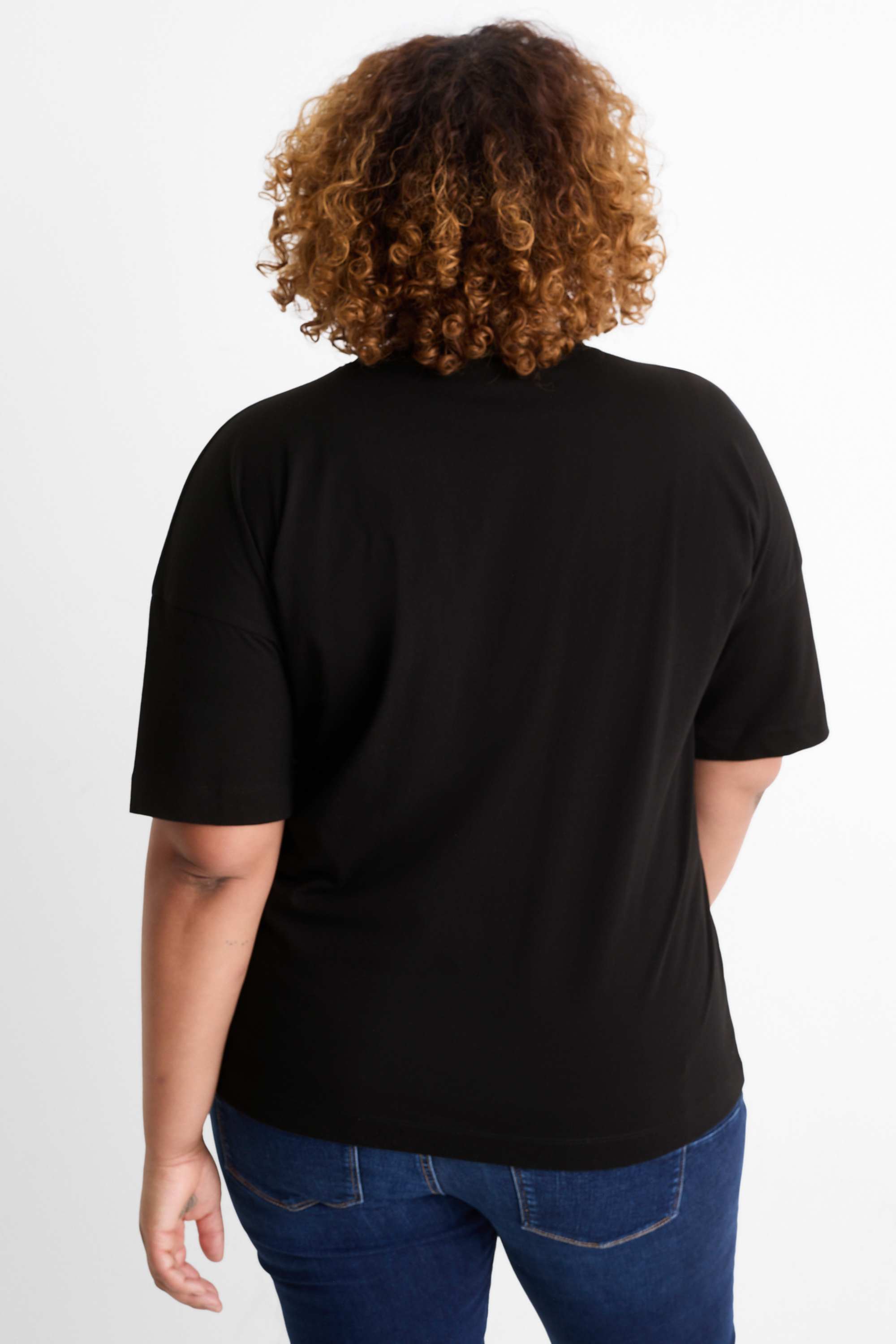 T-shirt - regular fit - shiny - Peanuts black
