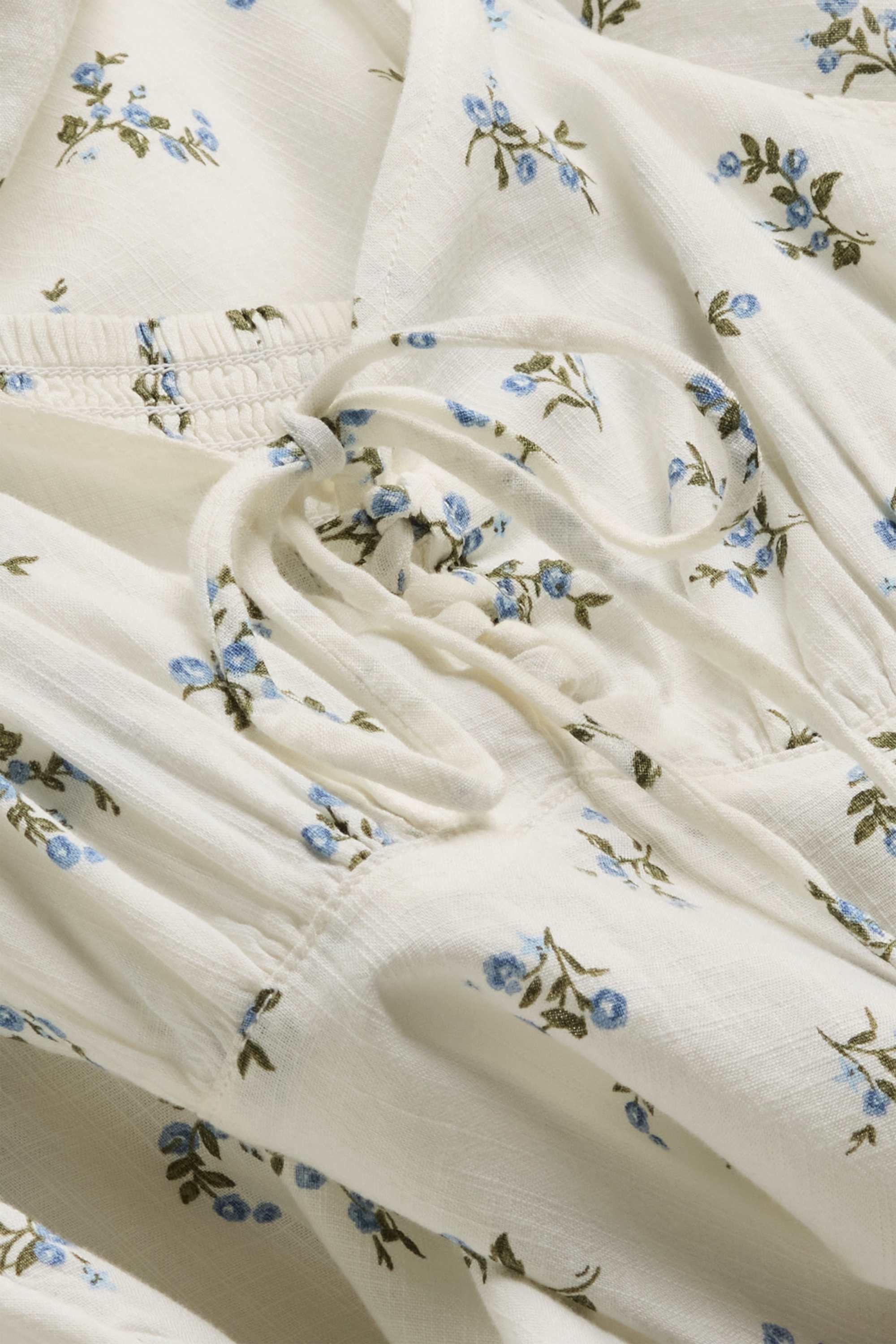 Dress - floral white