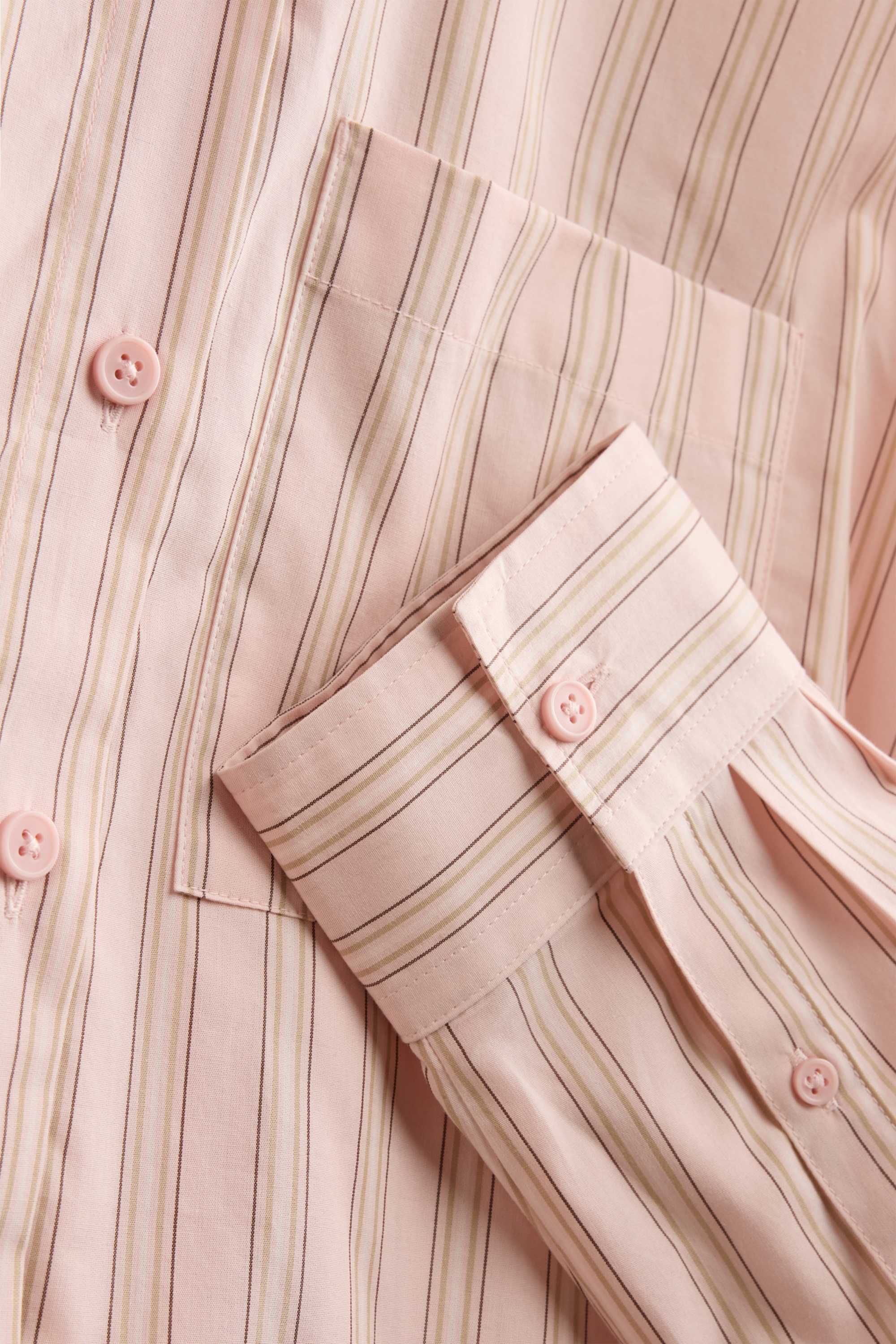 Shirt blouse - striped rose