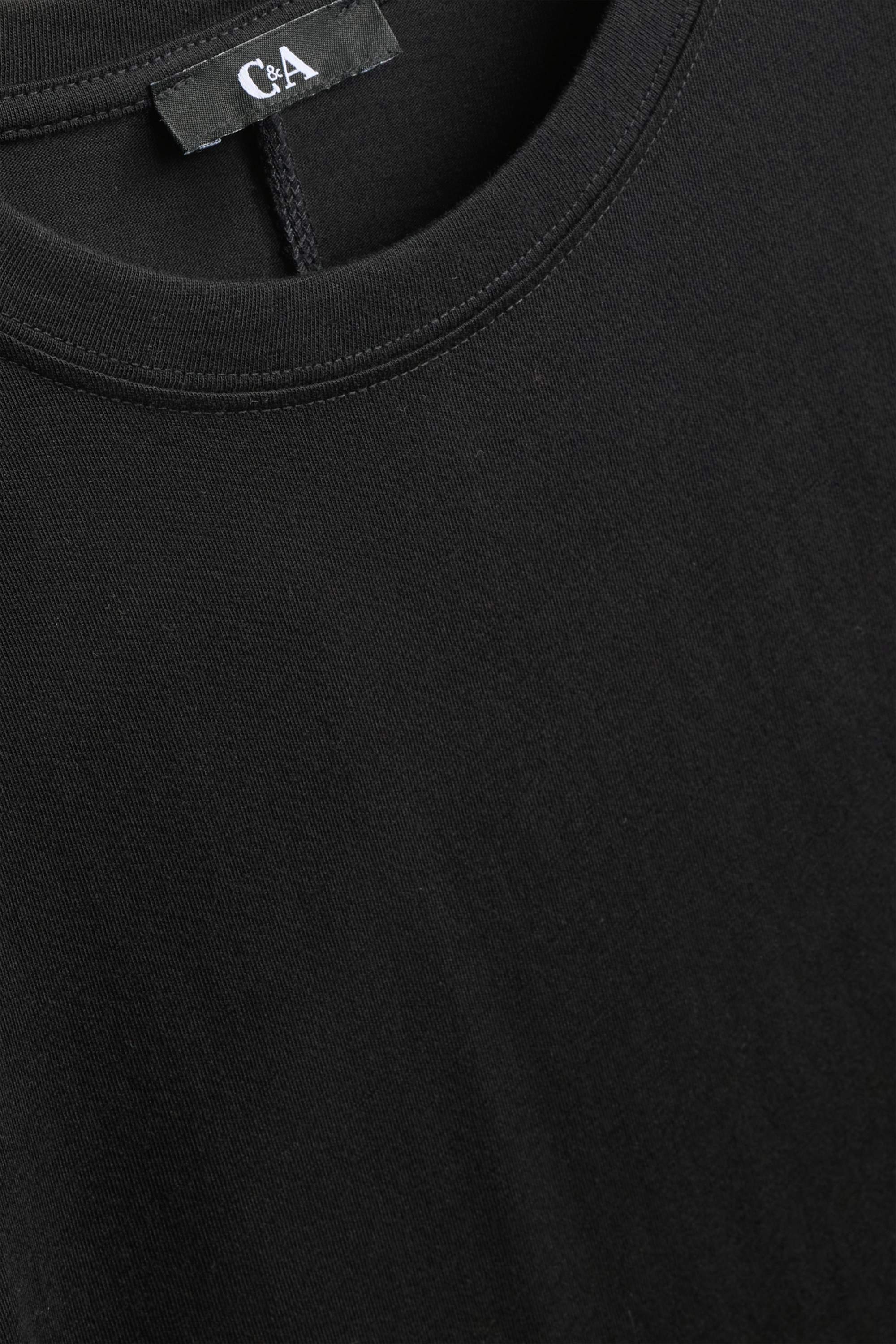 Long sleeve top - relaxed fit black