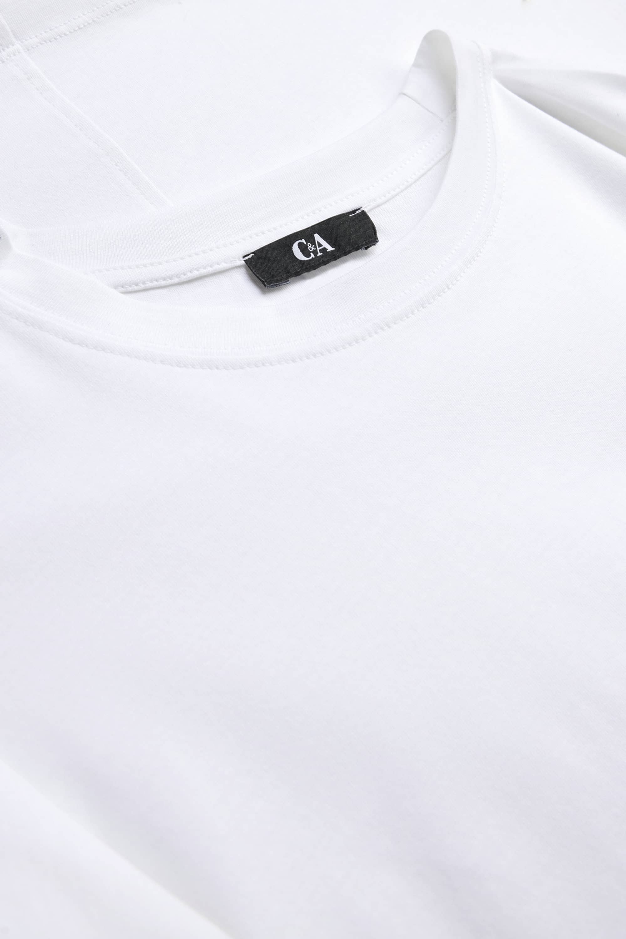 Long sleeve top - relaxed fit white