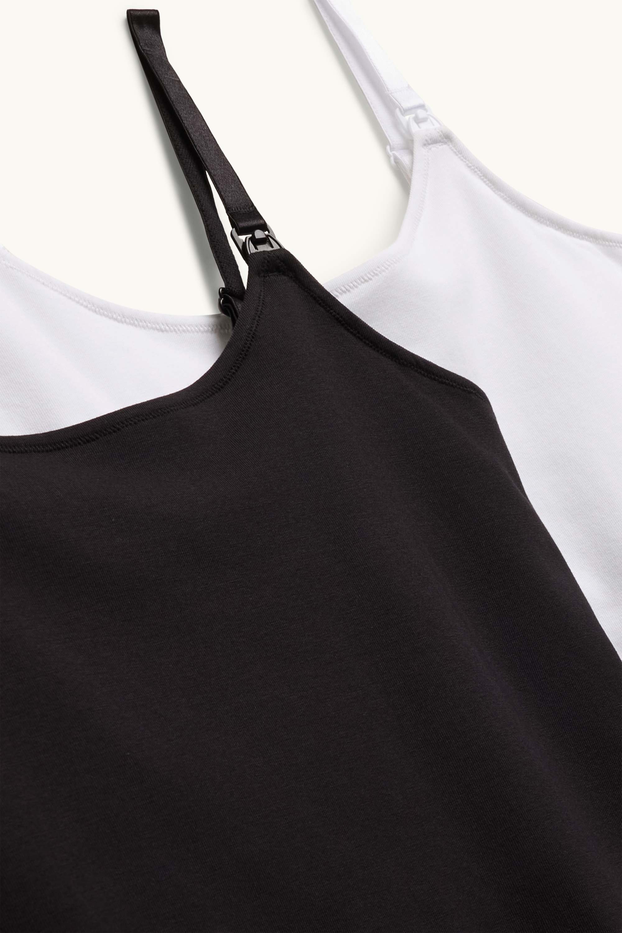 Multipack of 2 - nursing top white / black