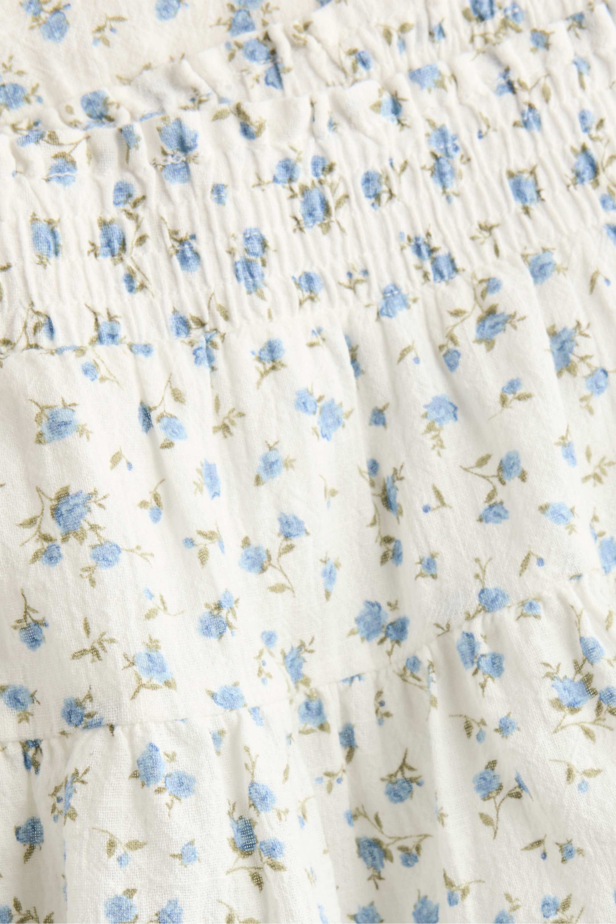 Skirt - floral white