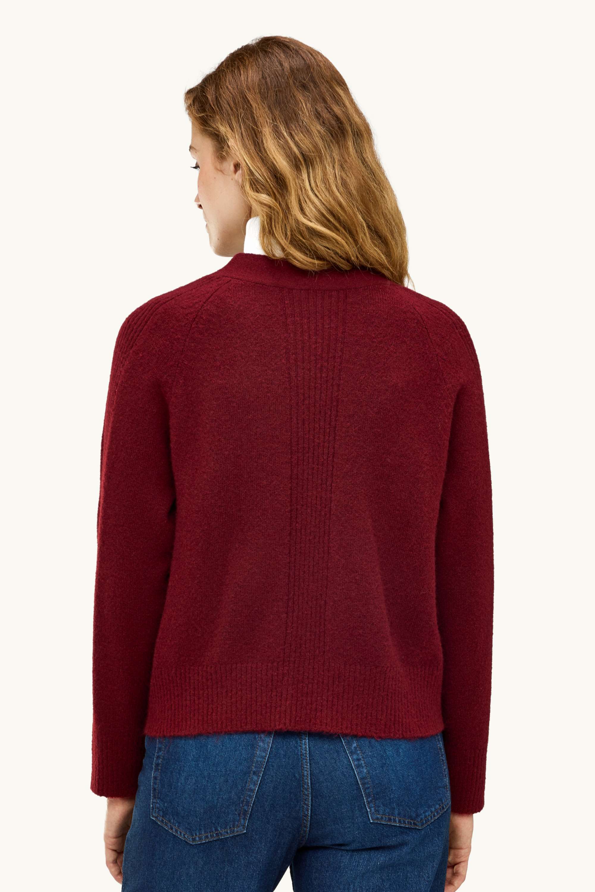 Cardigan bordeaux