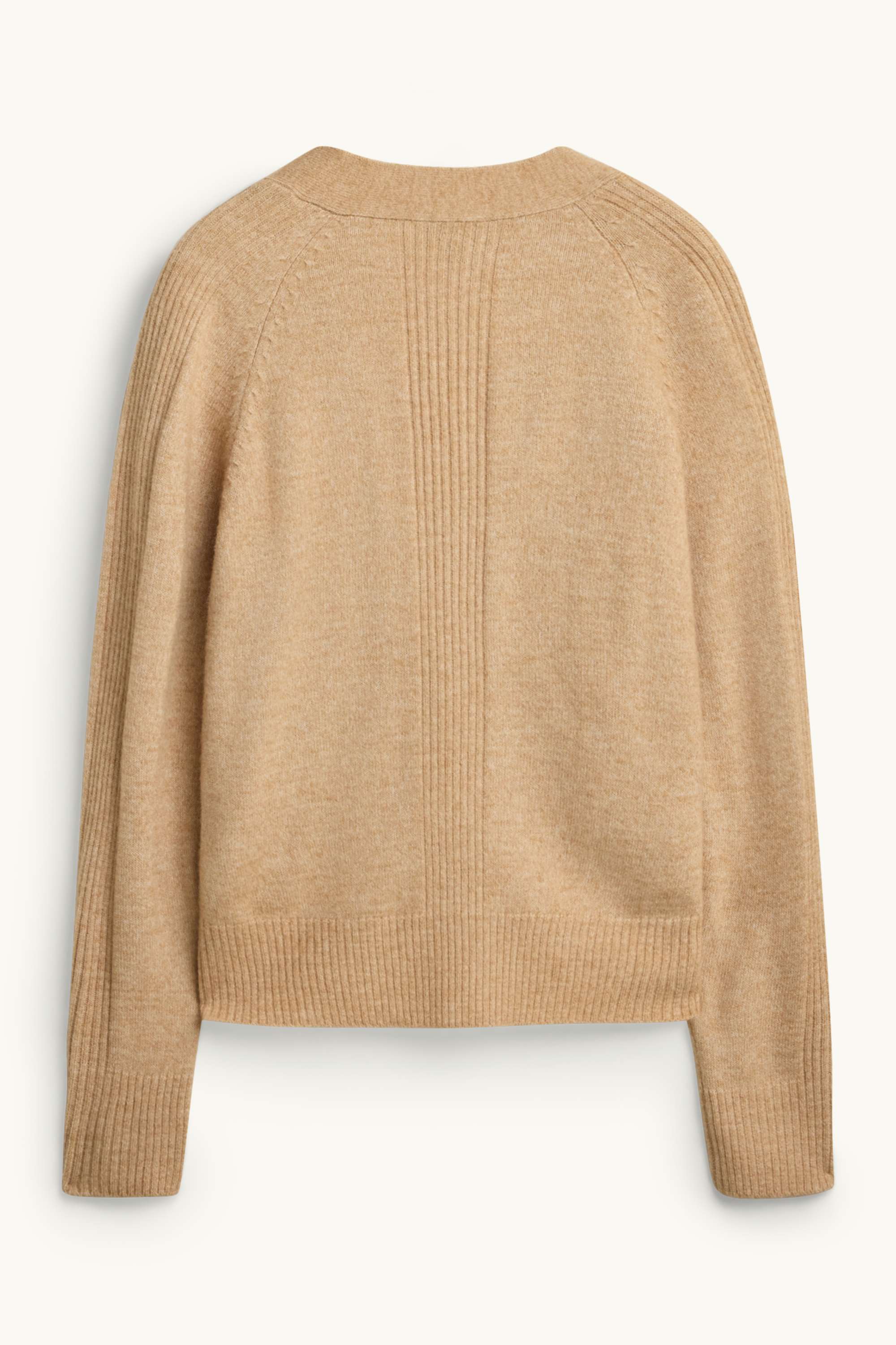 Cardigan beige / brown