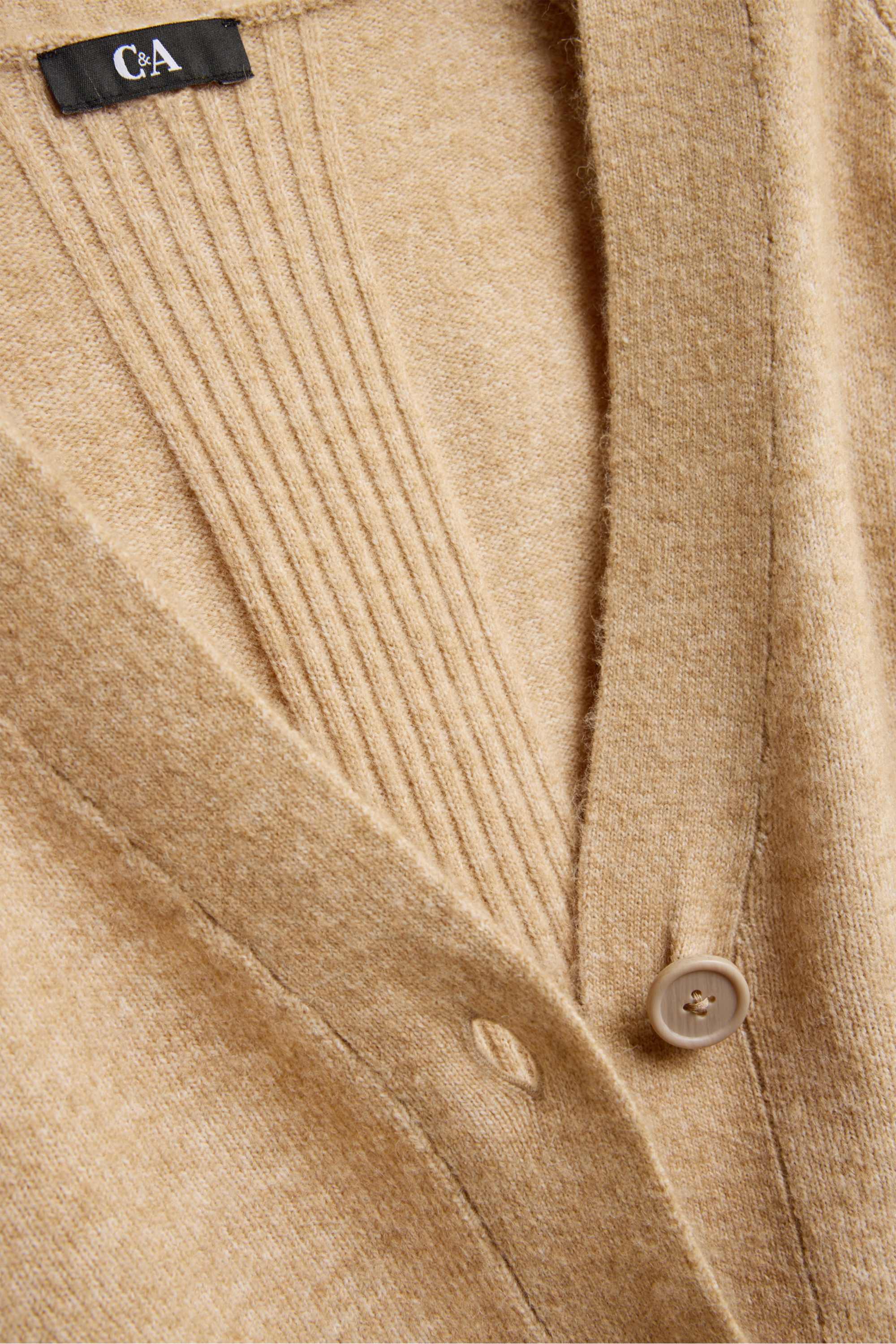 Cardigan beige / brown