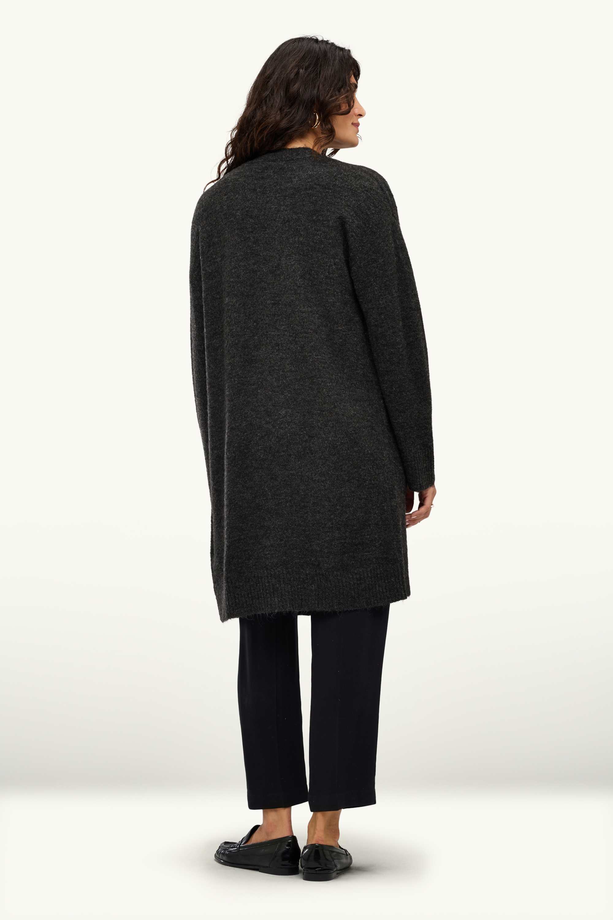 Long cardigan dark gray