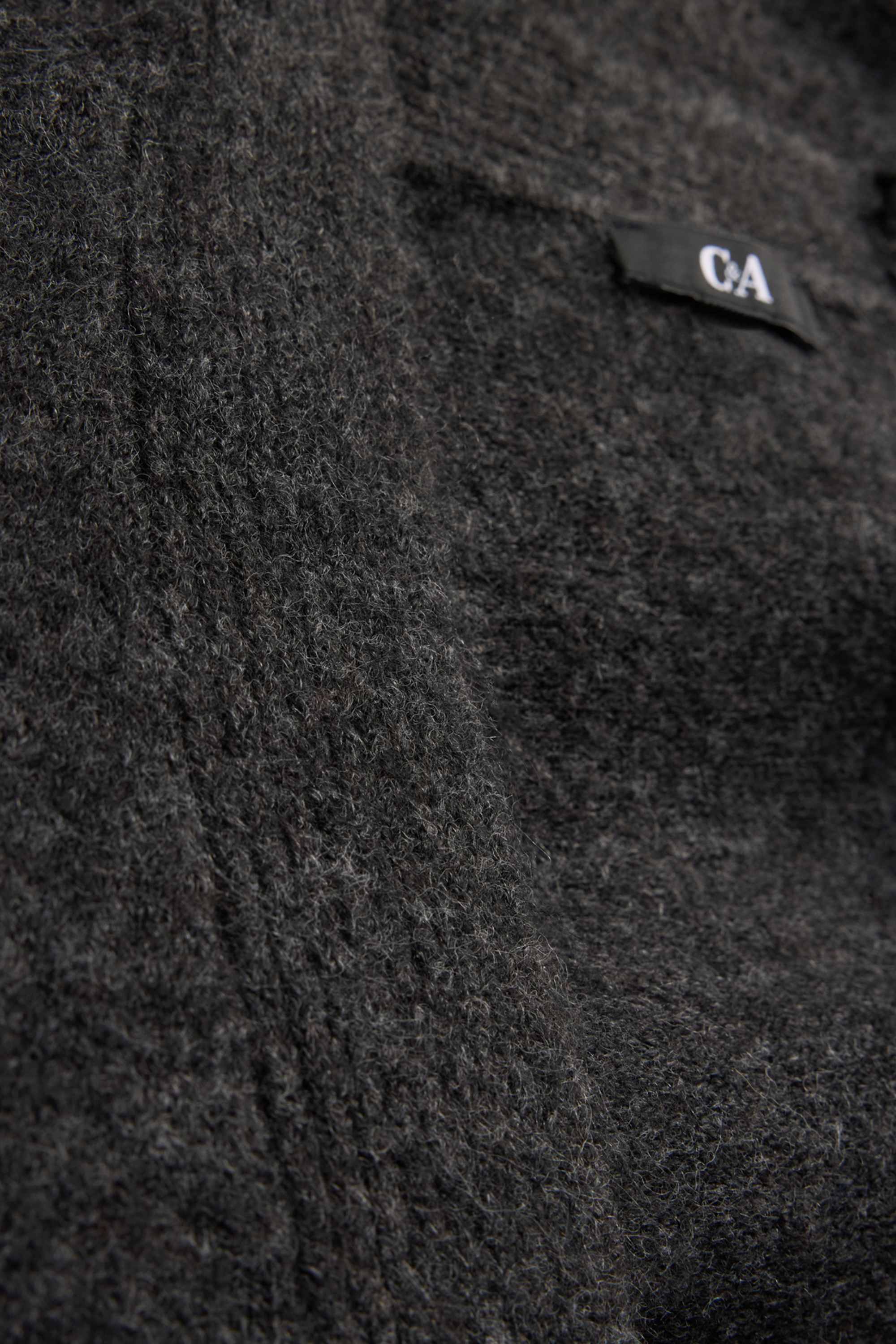 Long cardigan dark gray