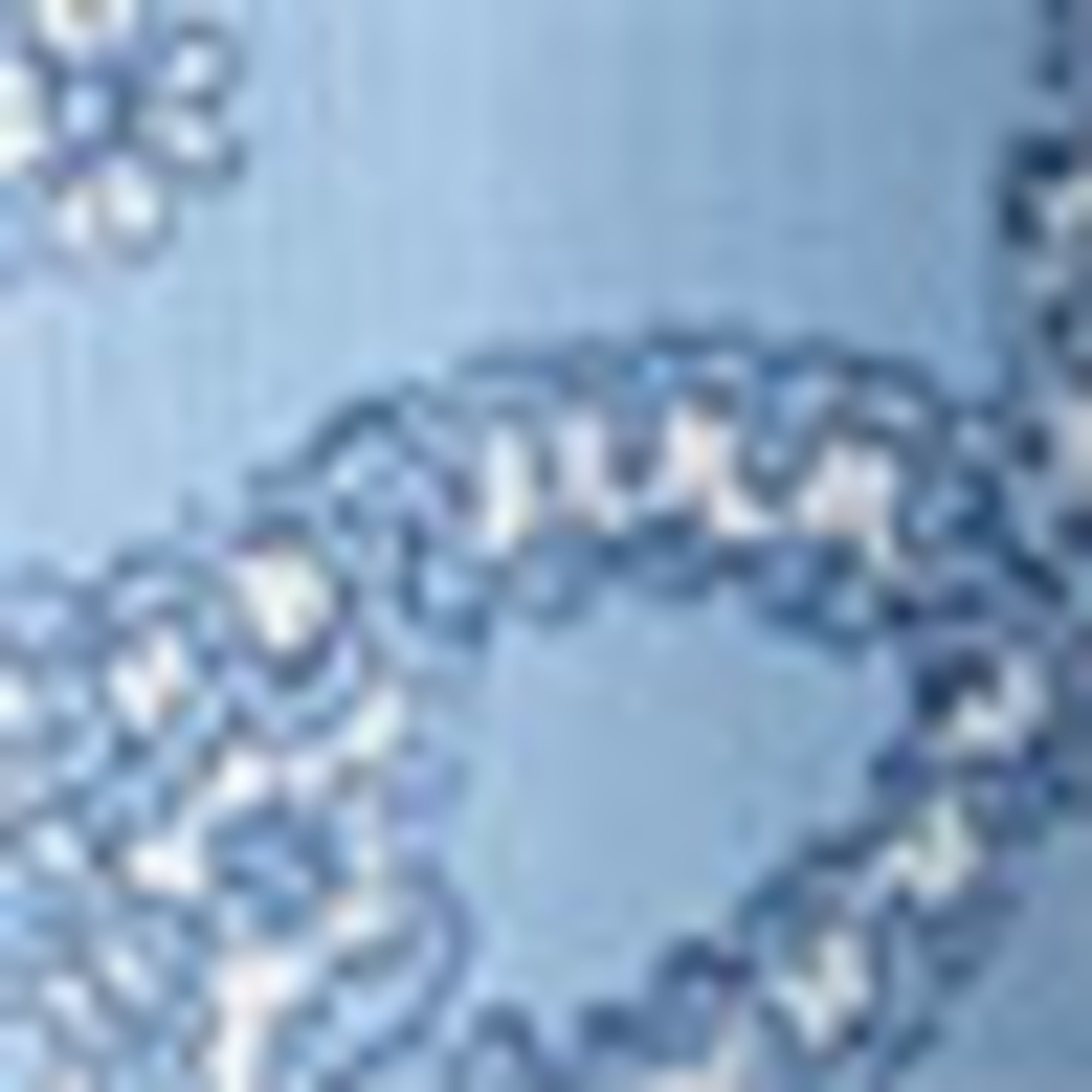 Skirt - patterned light blue