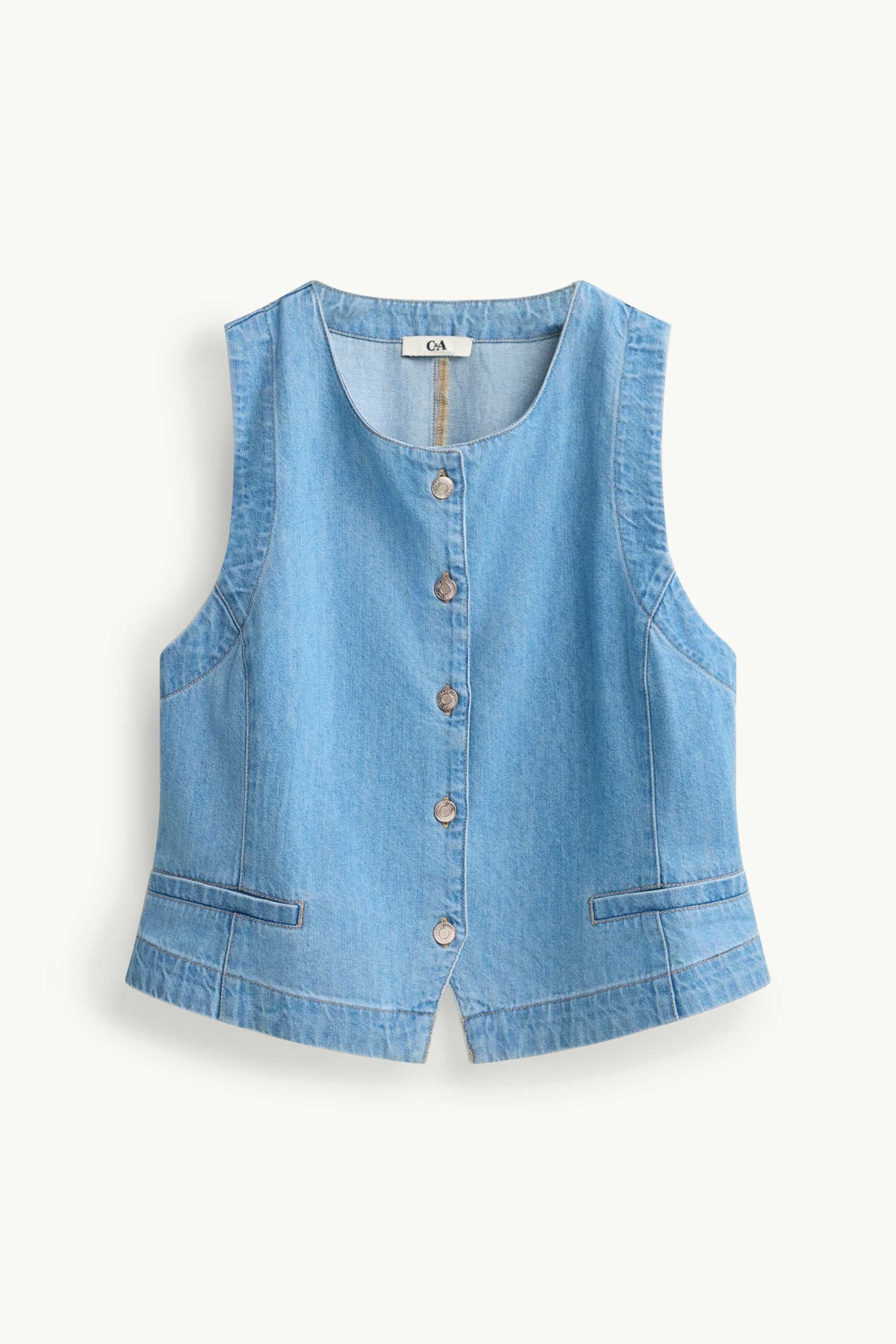 Denim blouse denim-light blue