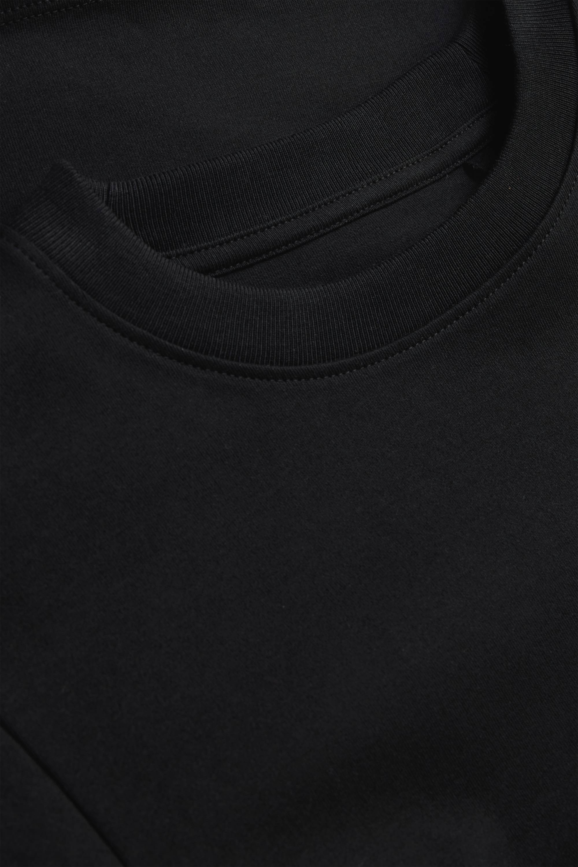 Long sleeve top- regular fit black