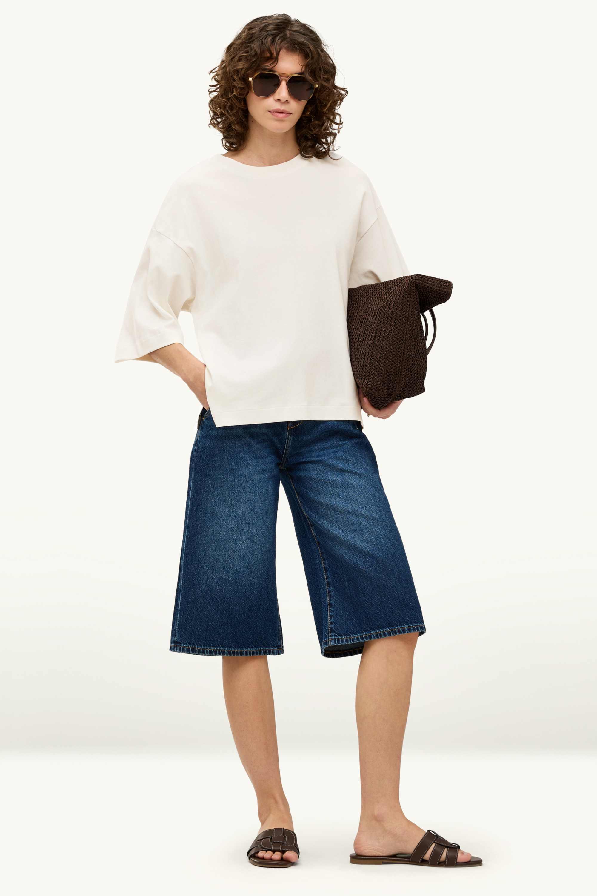 T-shirt - oversized white