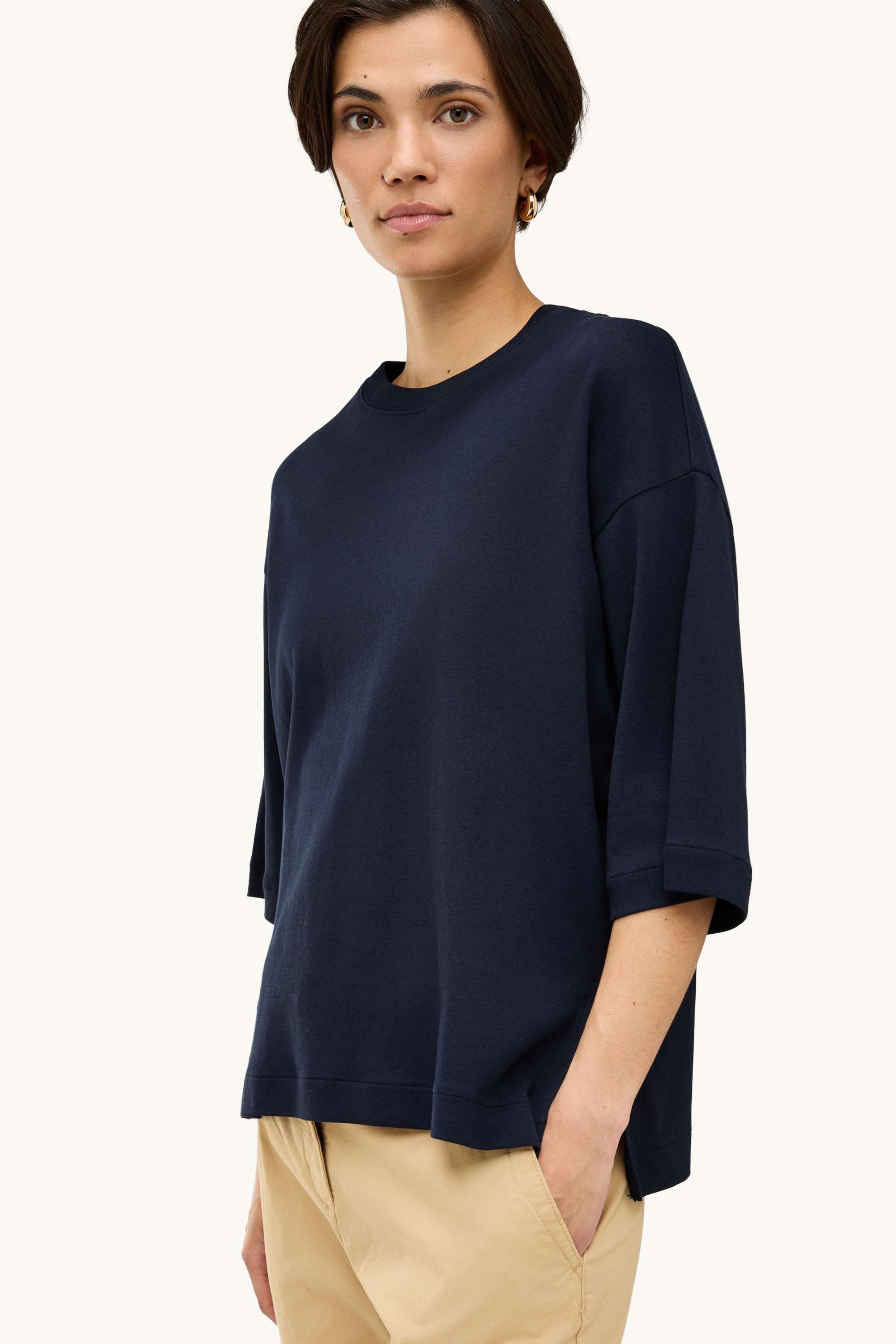 T-shirt - oversized dark blue