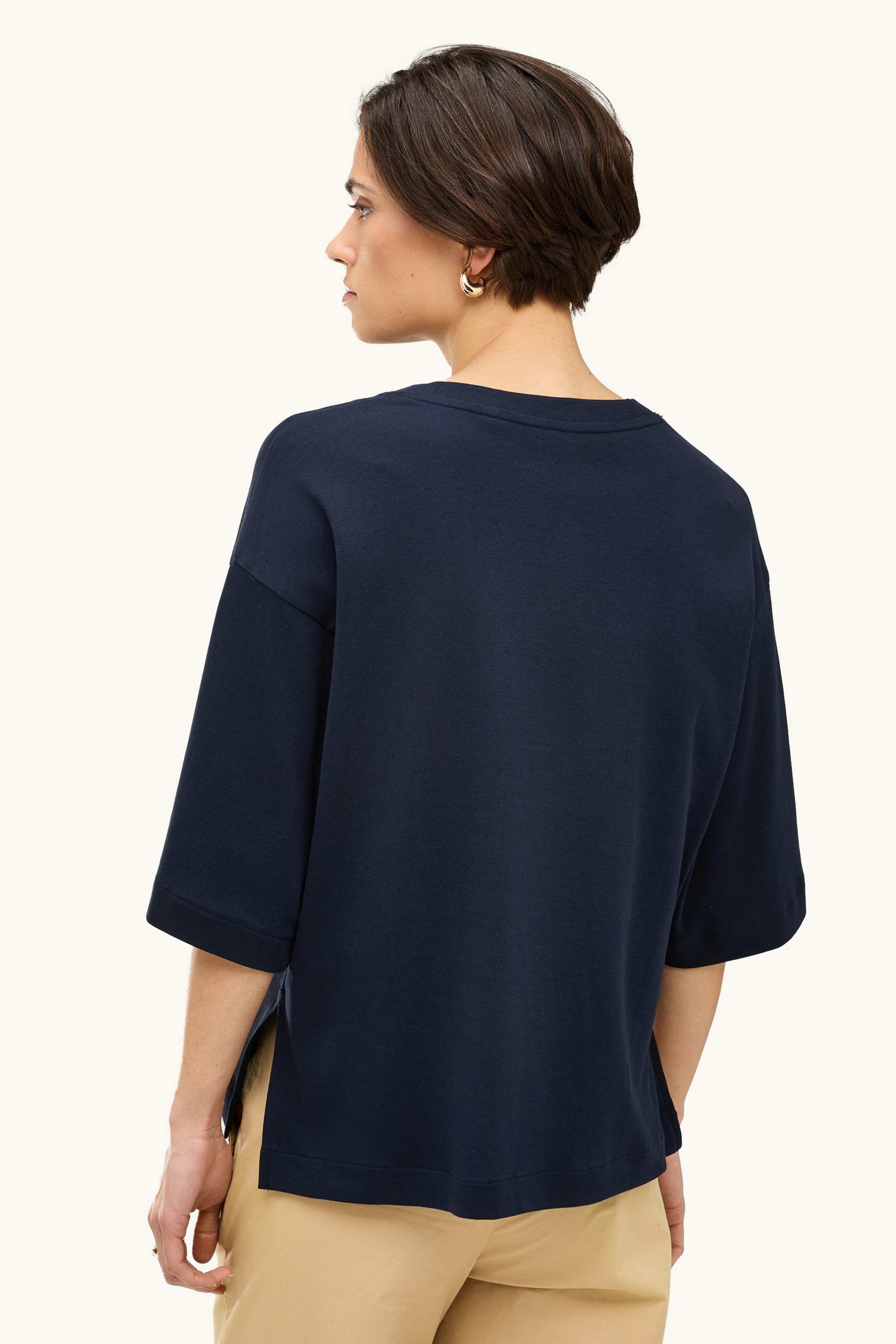 T-shirt - oversized dark blue