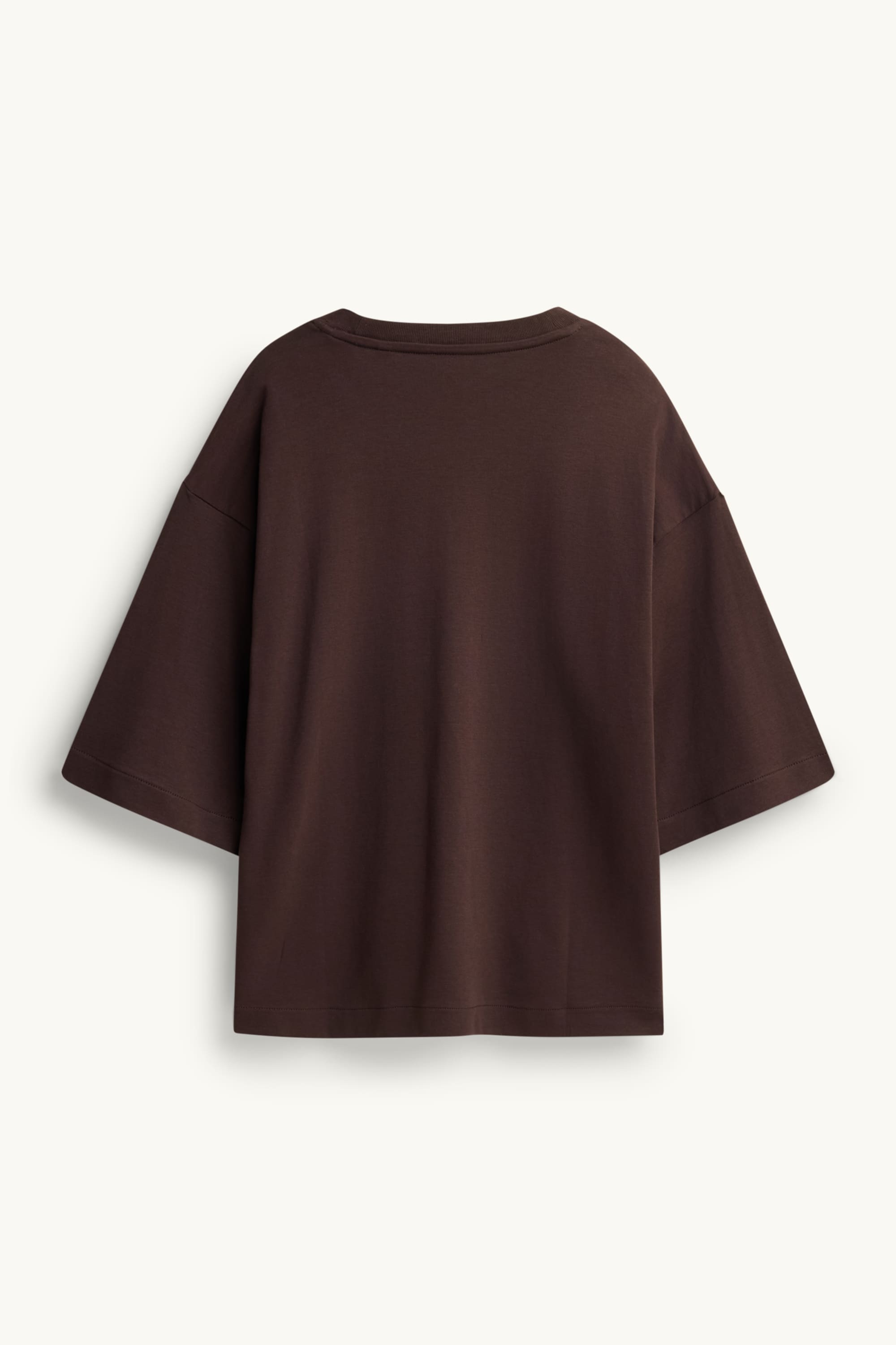 T-shirt - oversized brown