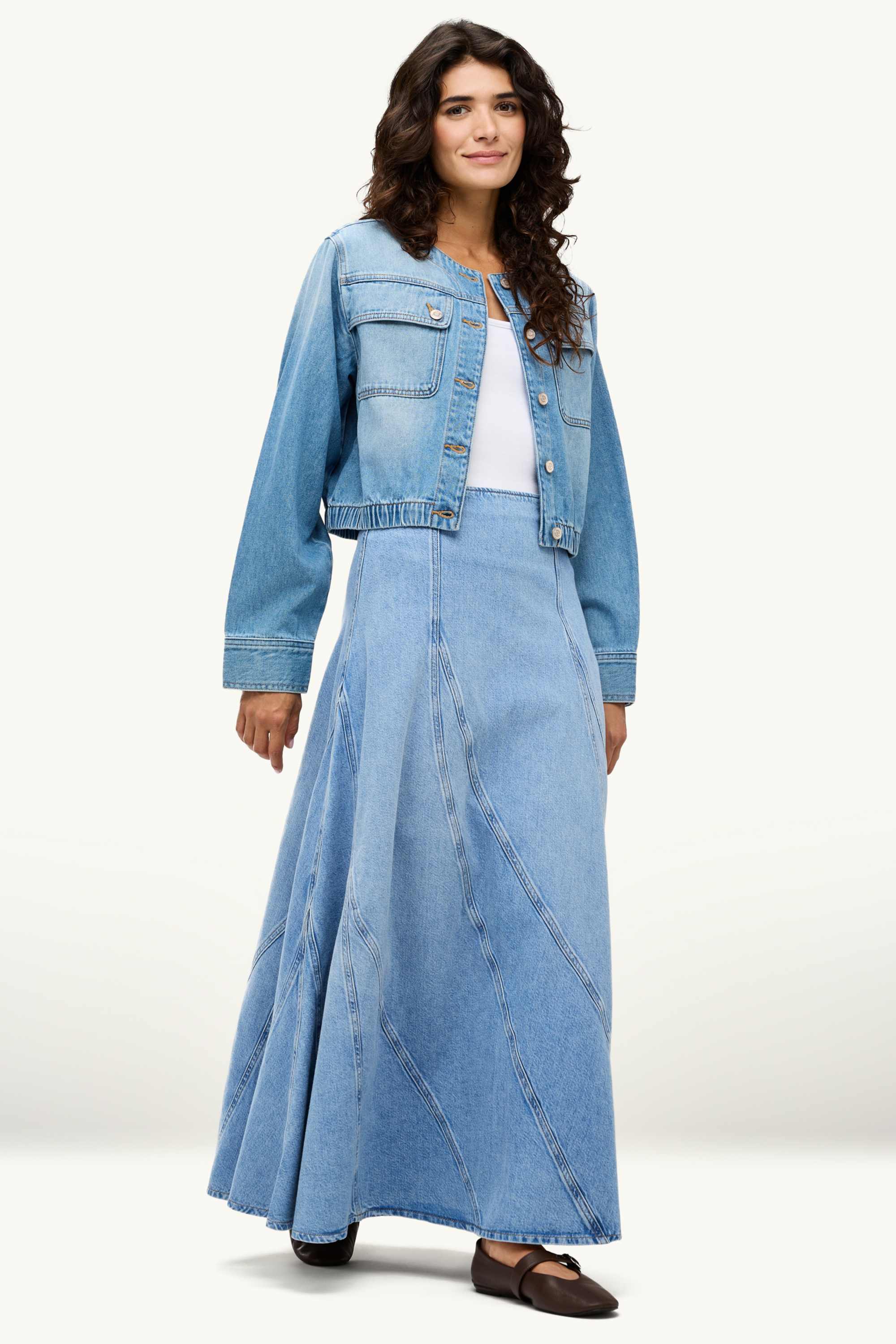 Denim skirt blue denim