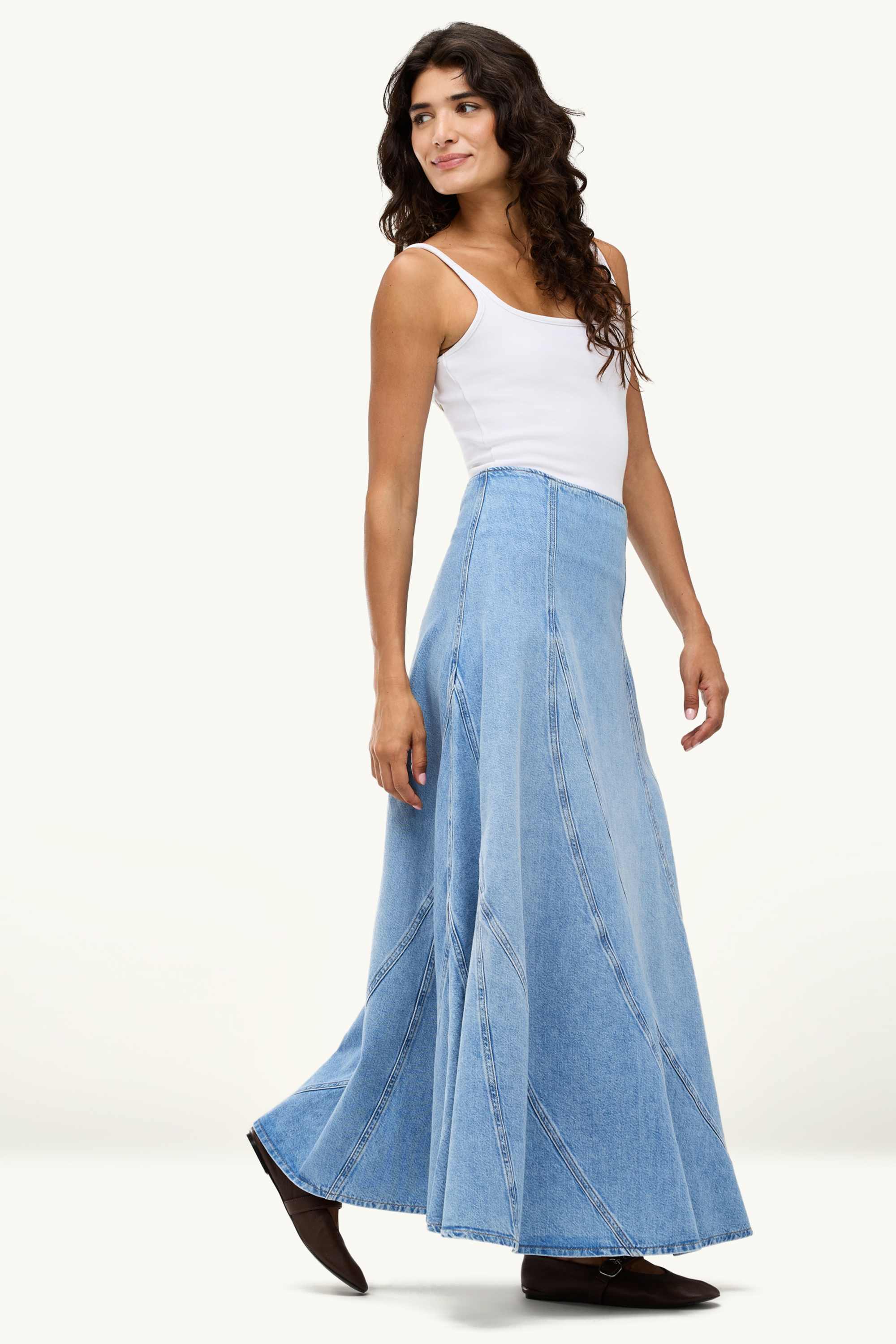 Denim skirt blue denim