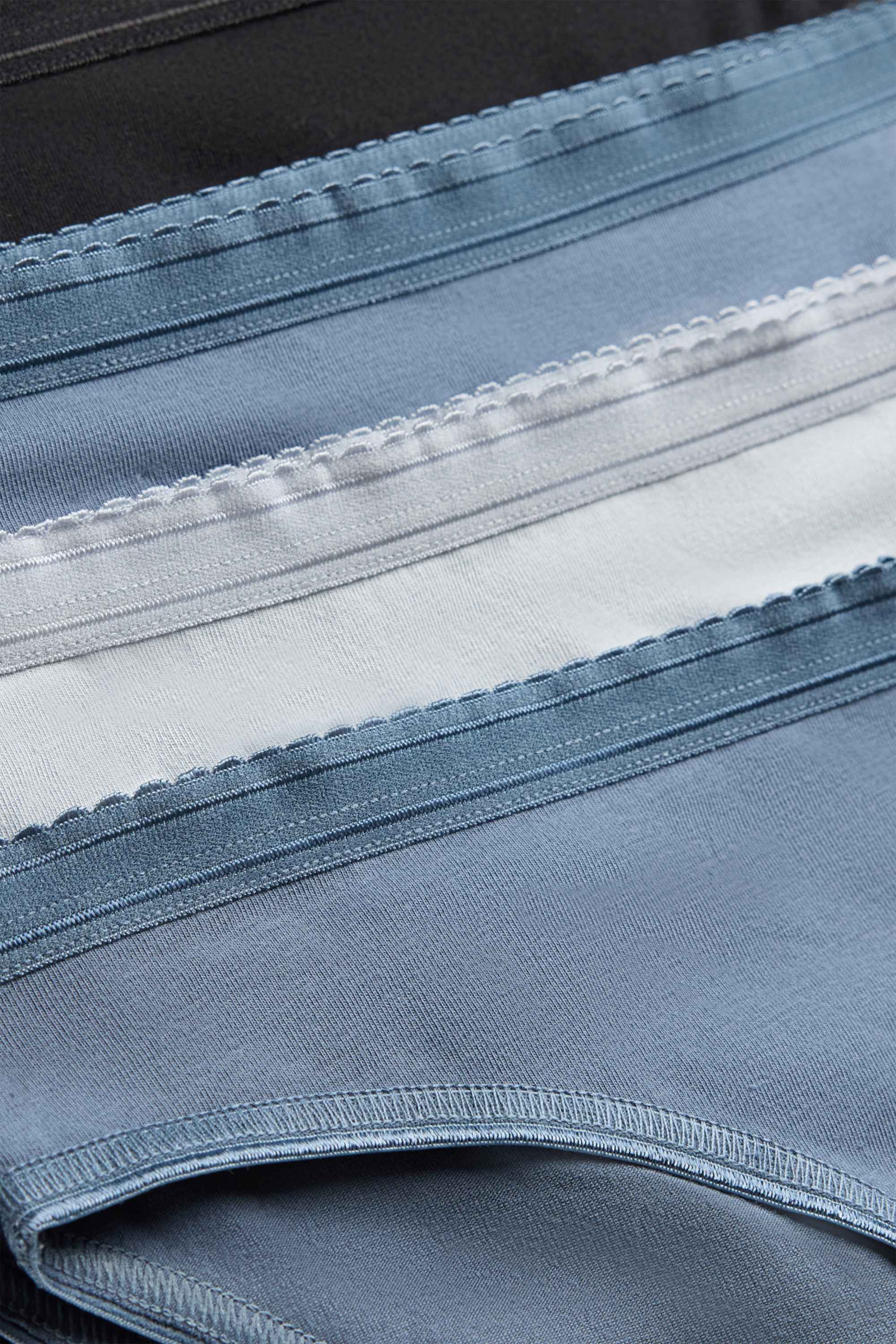 Multipack of 4 - knickers light blue