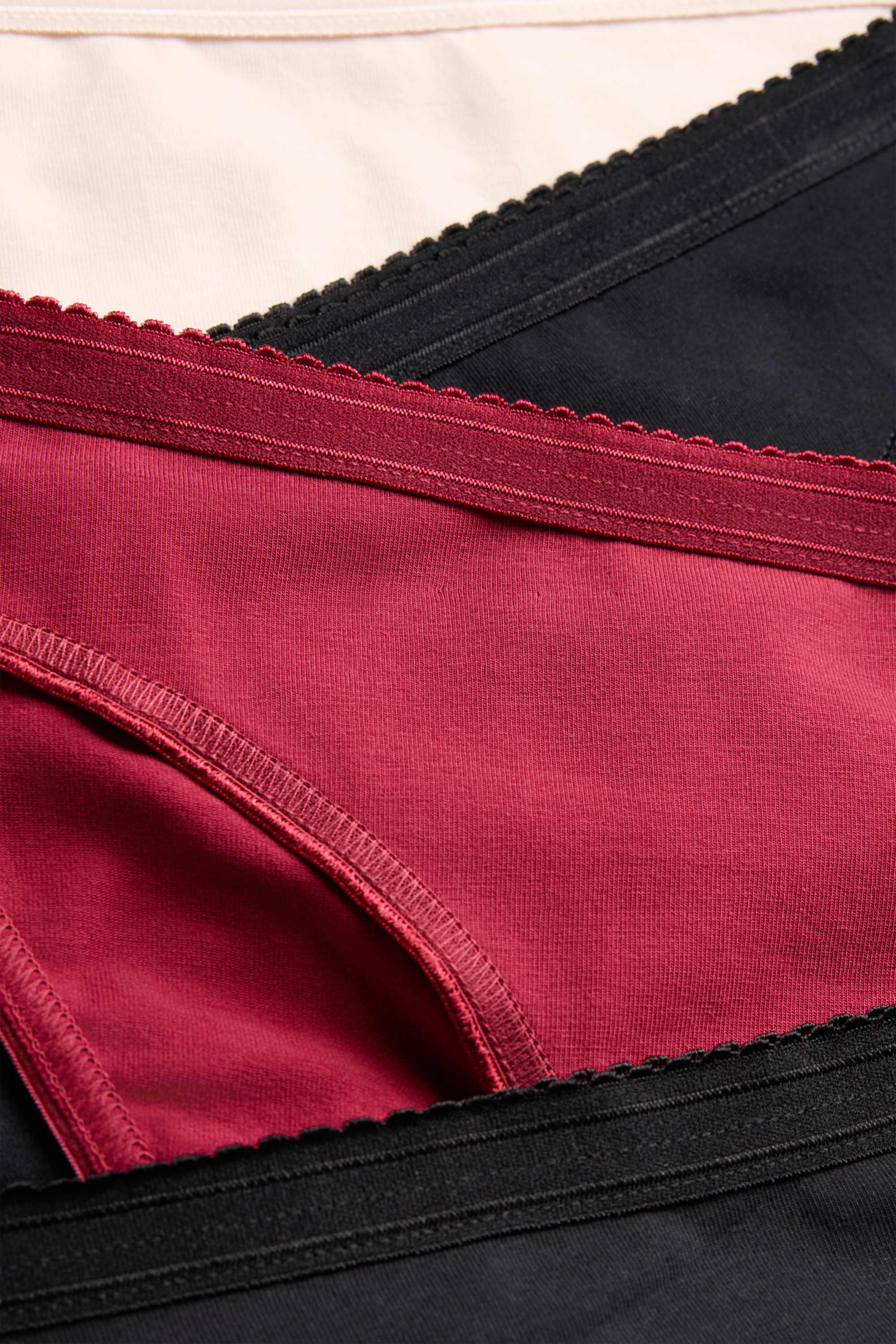 Multipack of 4 - knickers red