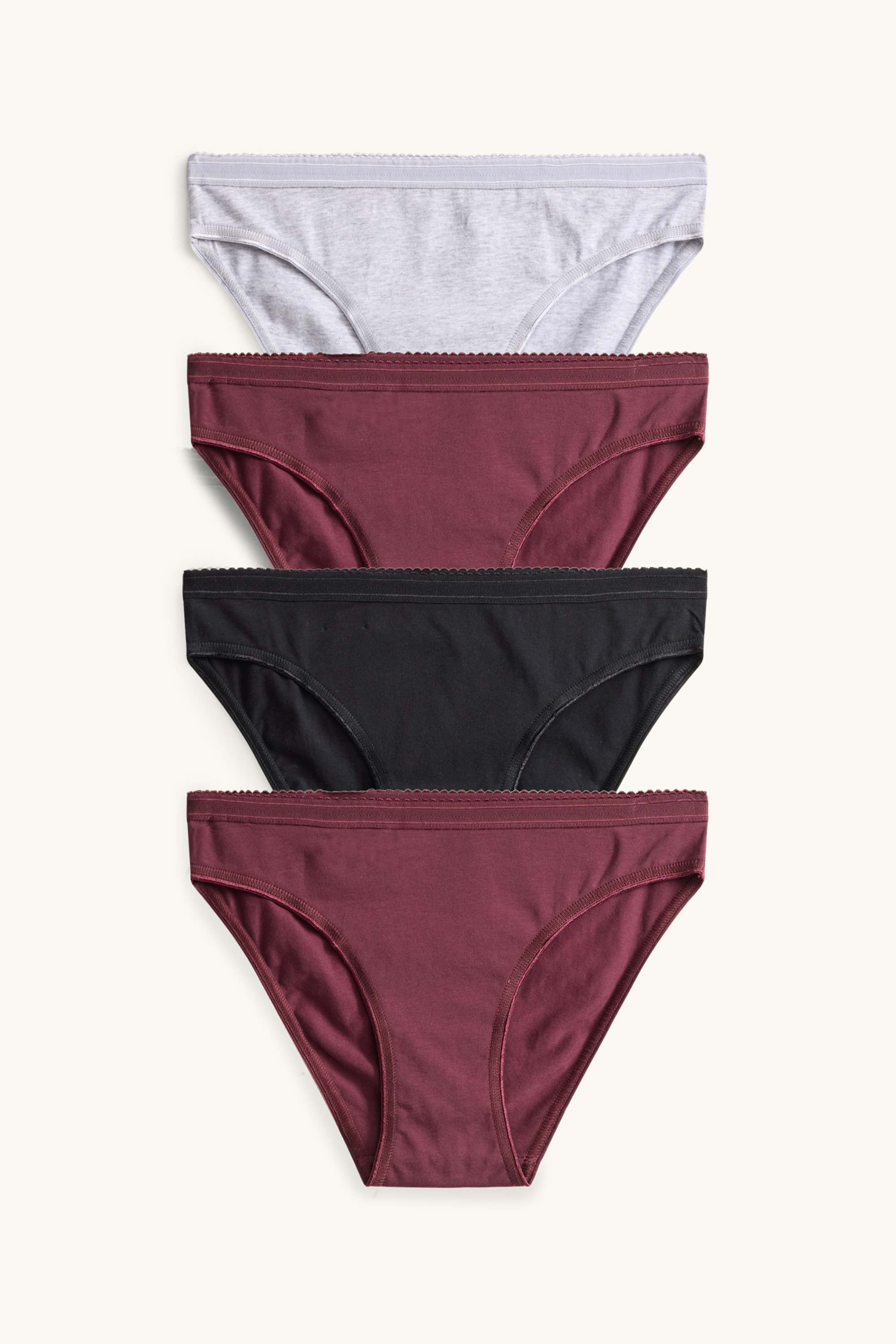 Multipack of 4 - knickers bordeaux