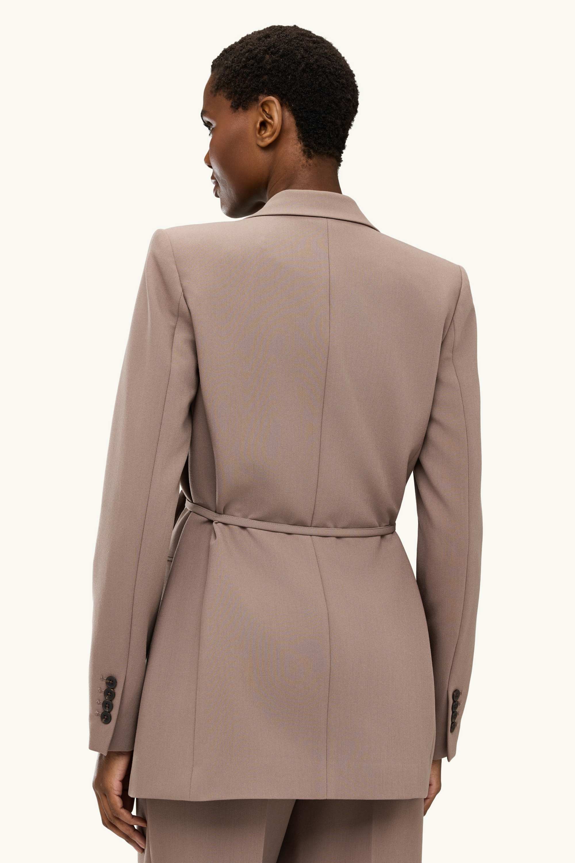 Long blazer - regular fit beige