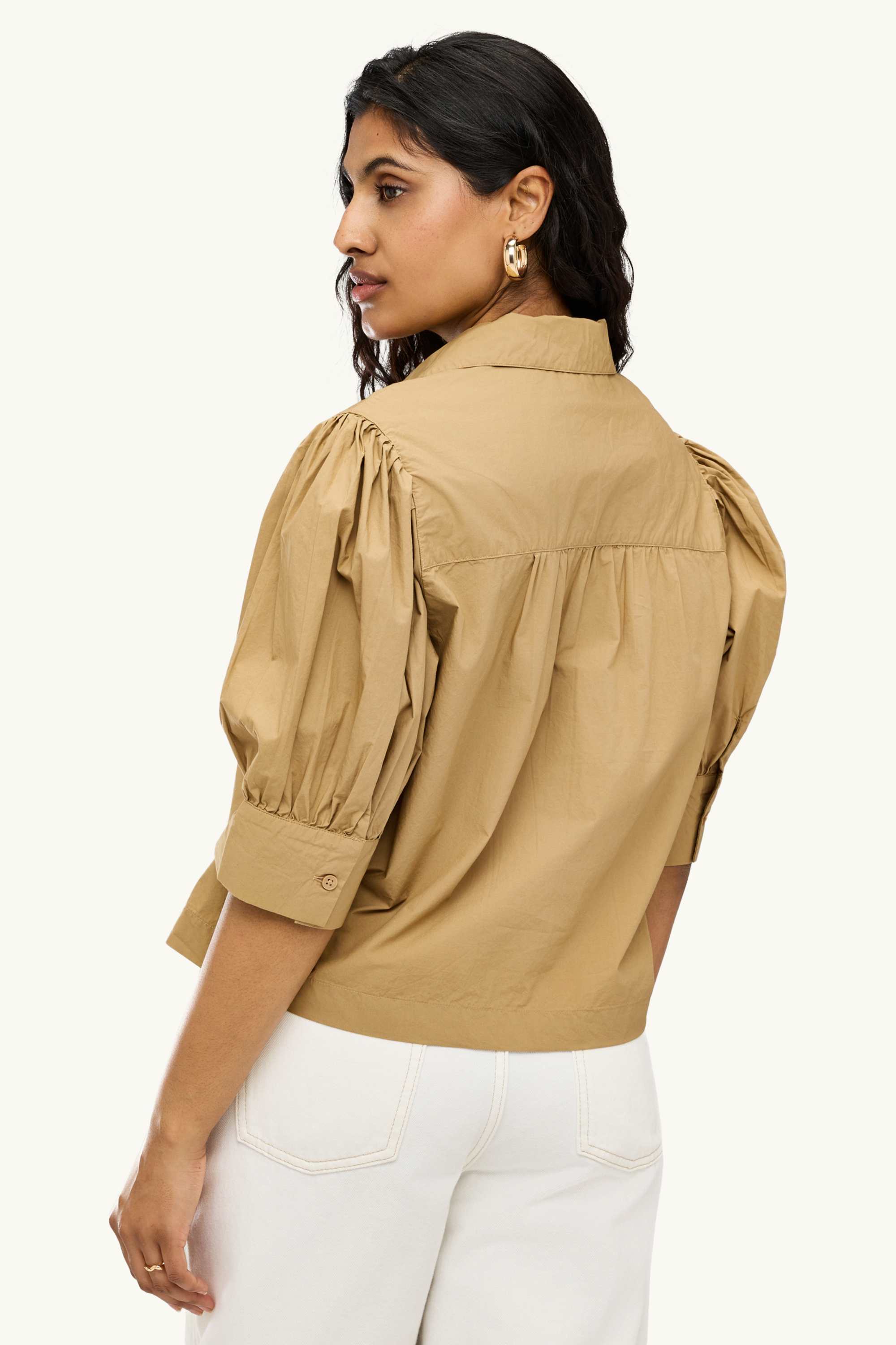 Shirt blouse beige