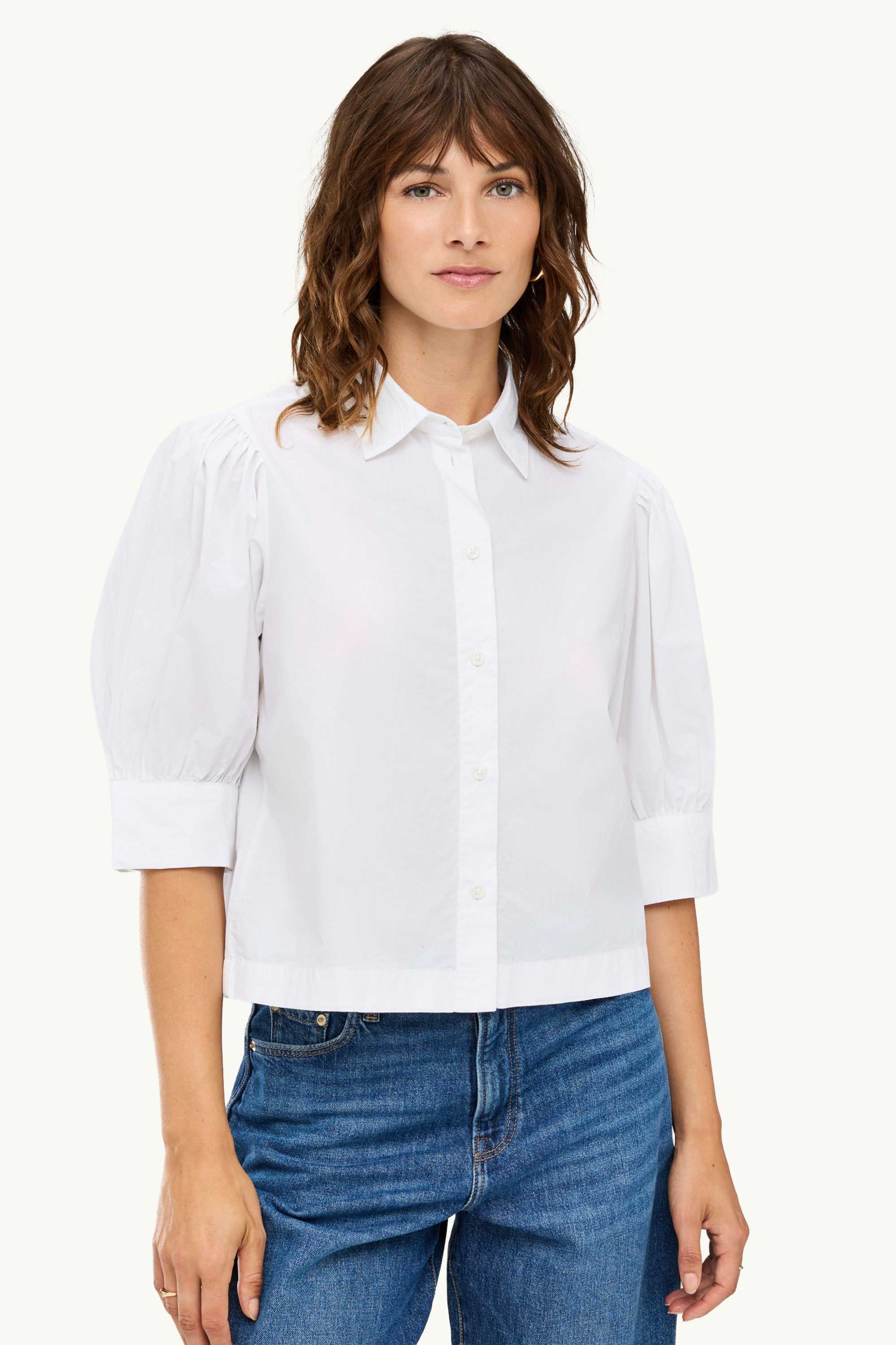 Shirt blouse snow white
