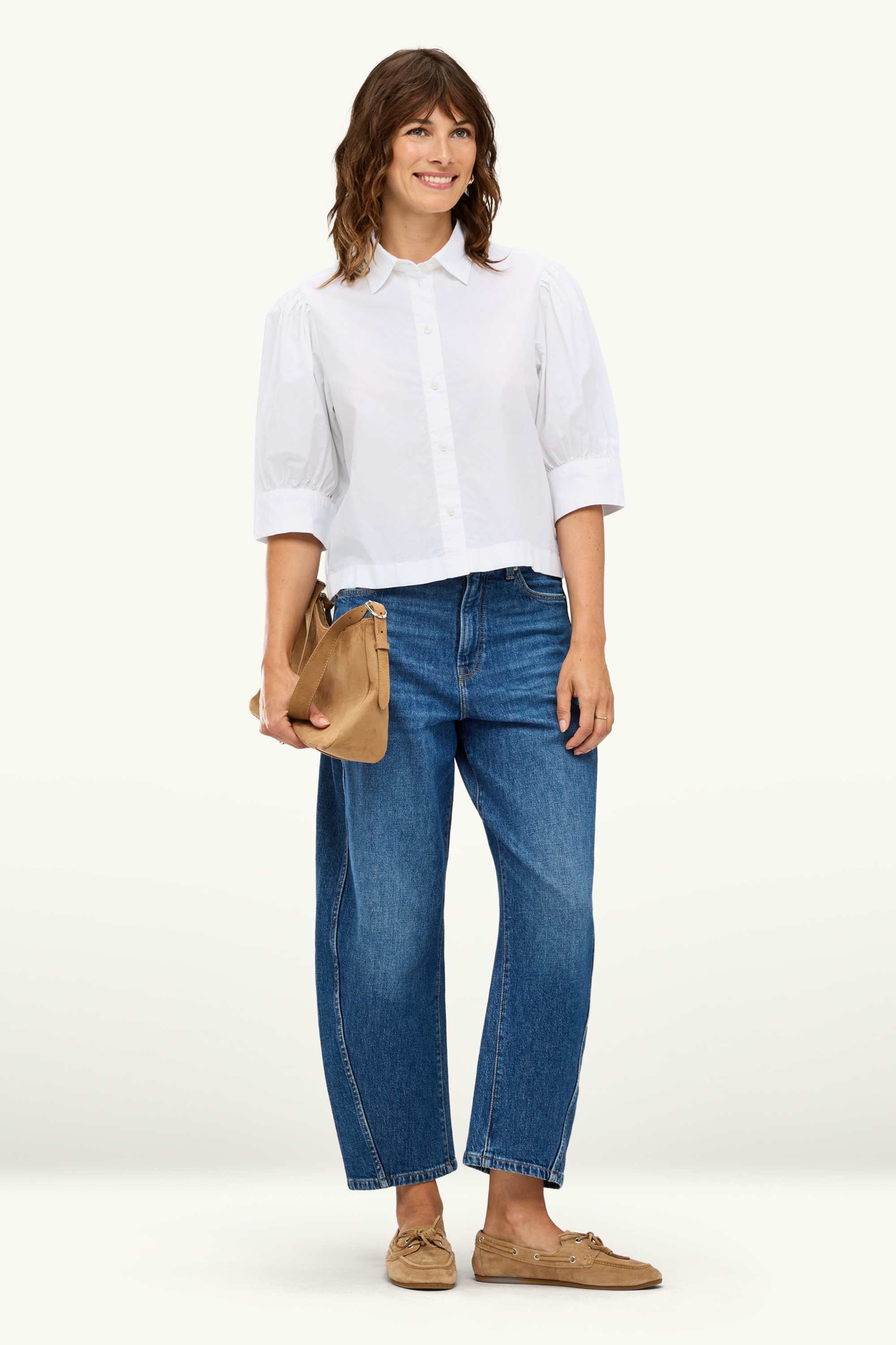 Shirt blouse snow white