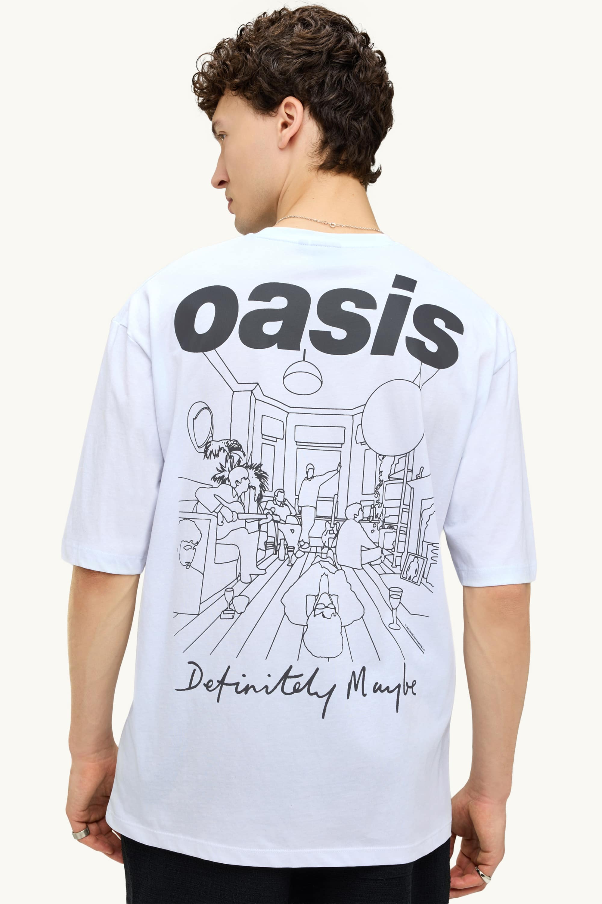T-shirt - oversized - Oasis white
