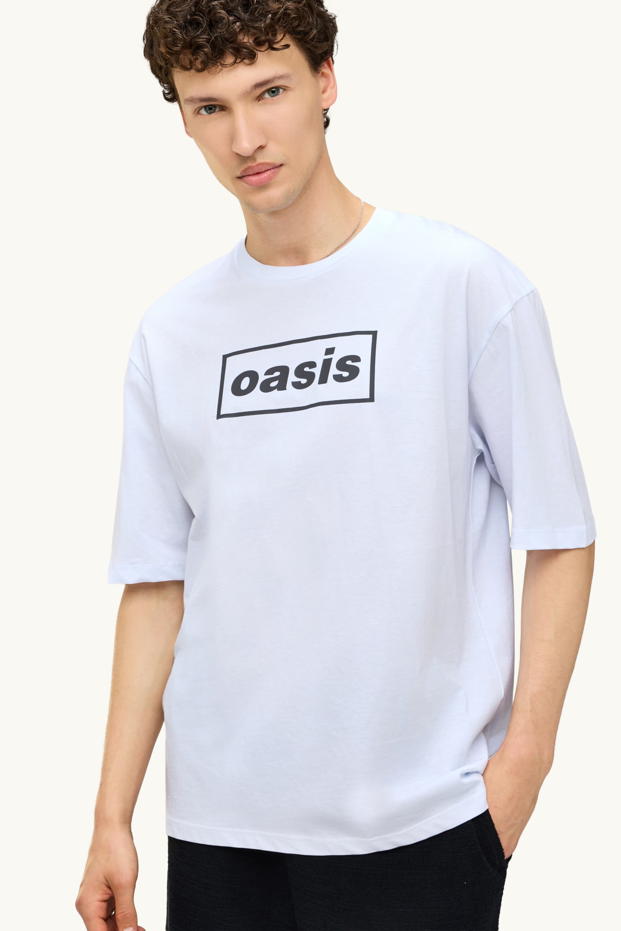 T-shirt - oversized - Oasis white