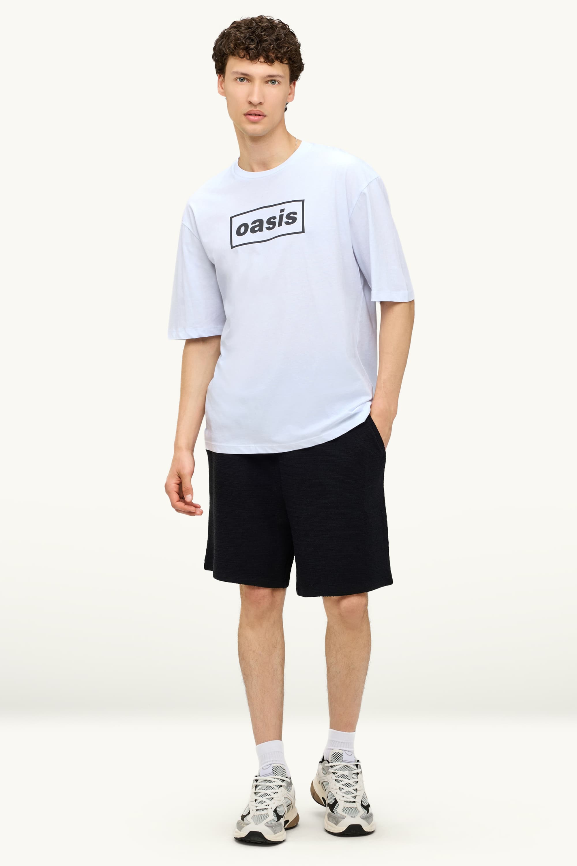 T-shirt - oversized - Oasis white