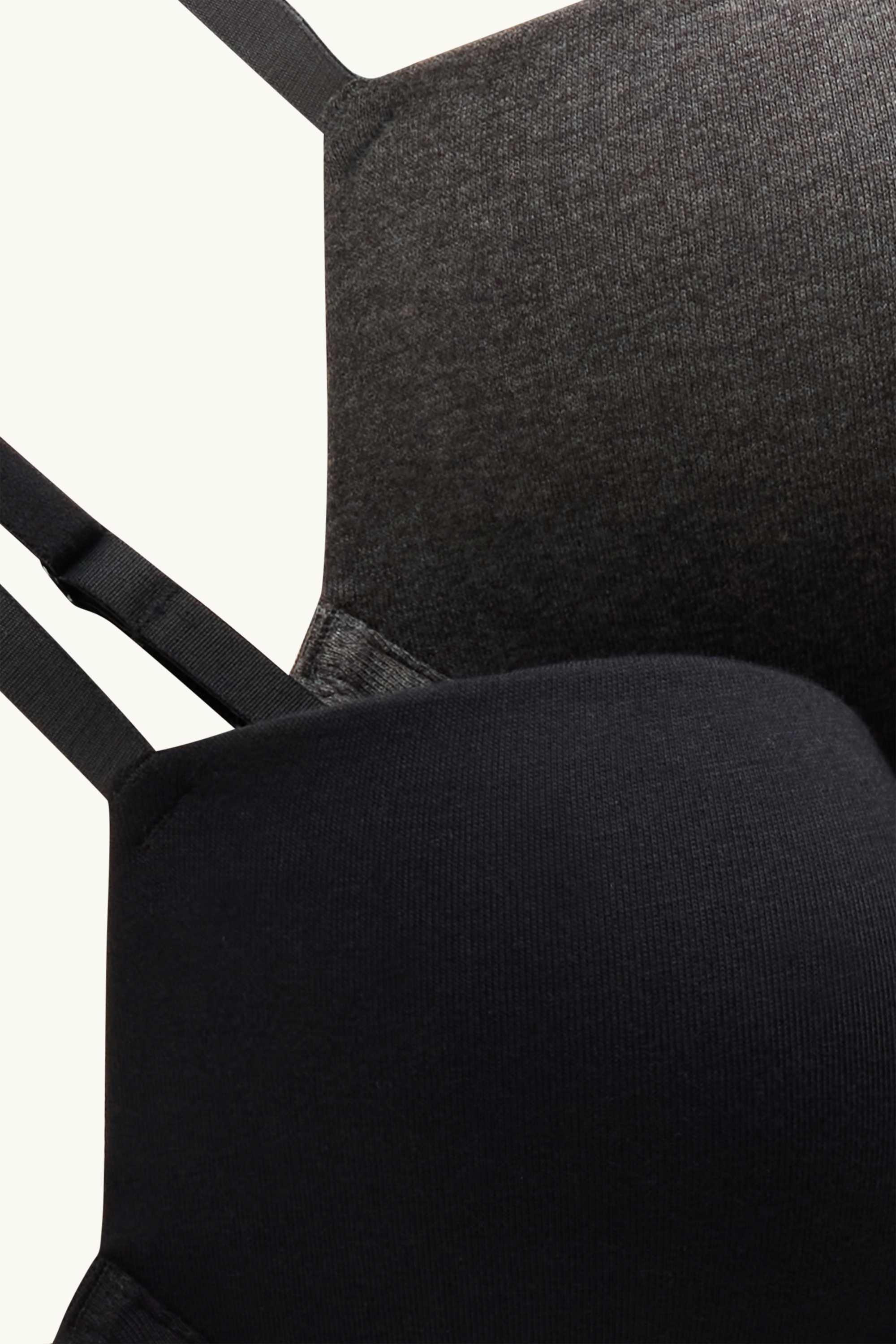 Multipack of 2 - underwire bra - DEMI - padded gray / black