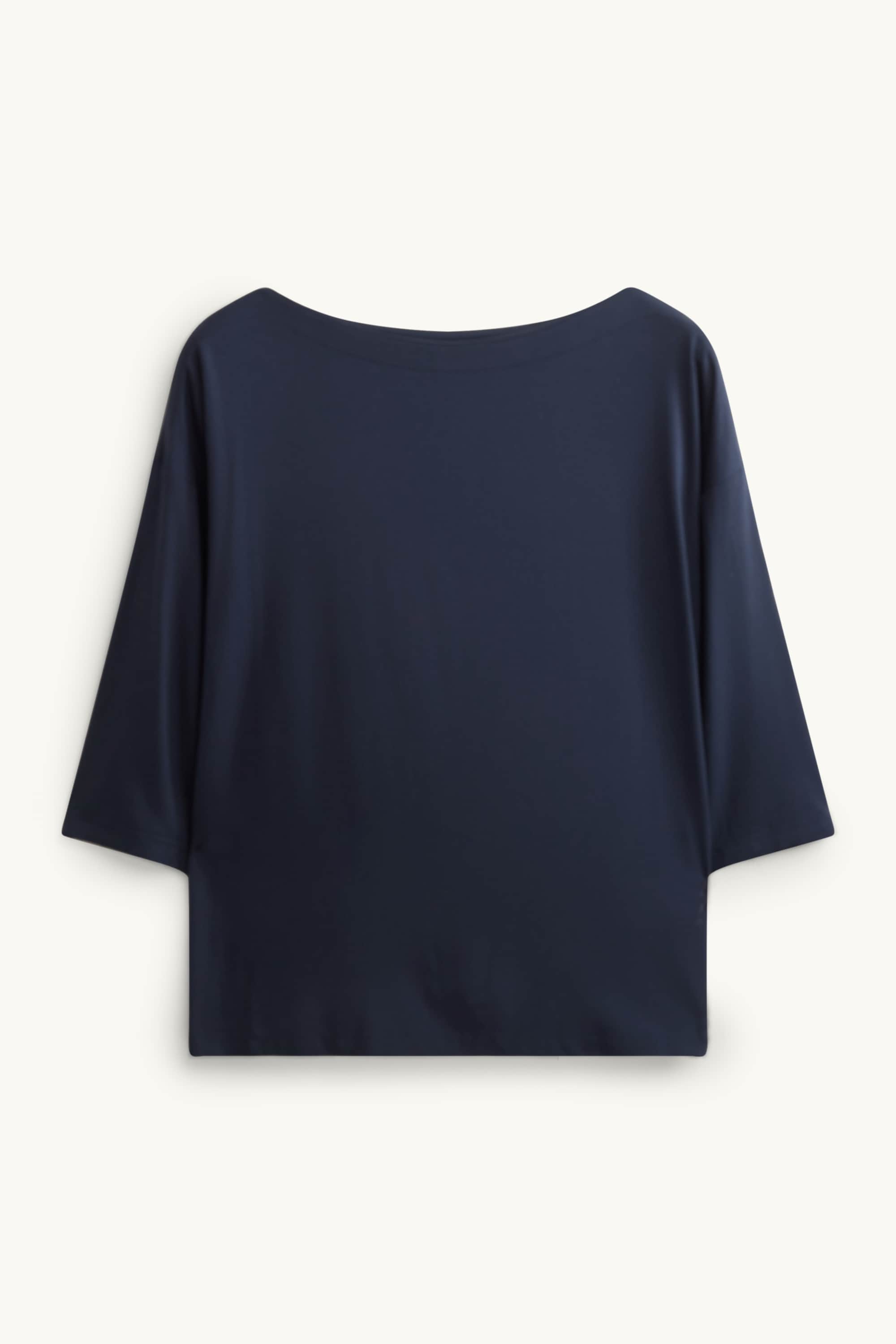 Long sleeve top- regular fit dark blue