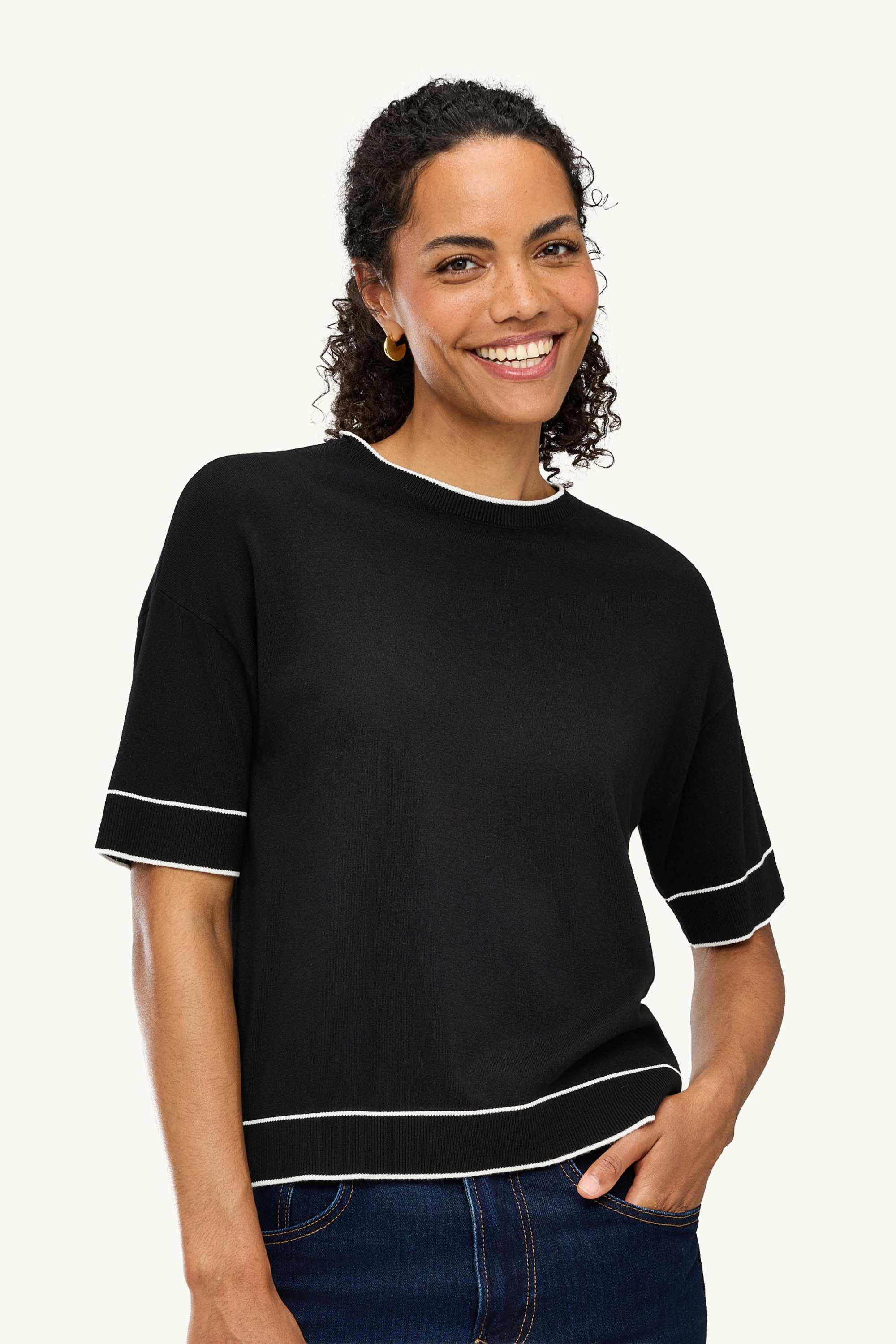 Jumper - short sleeve black