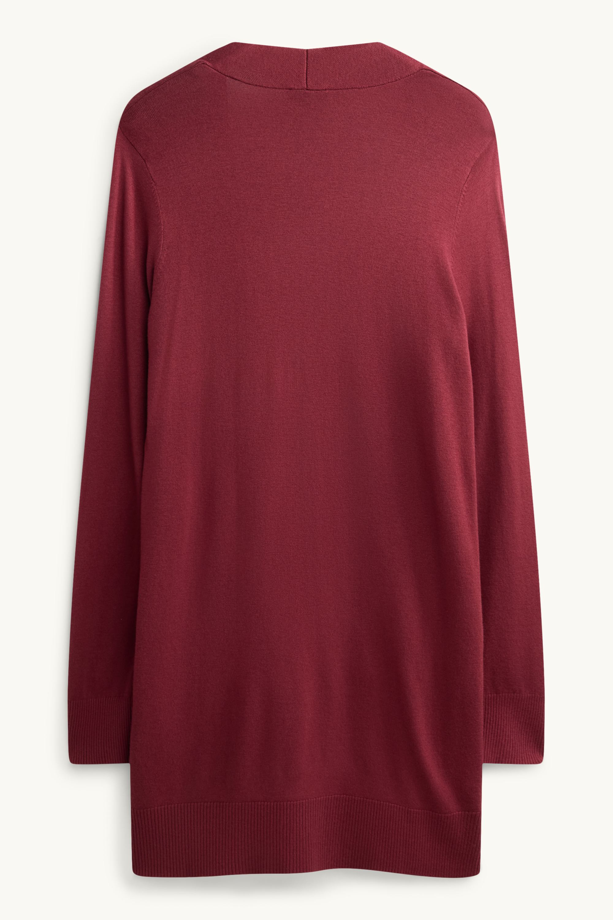 Long cardigan bordeaux