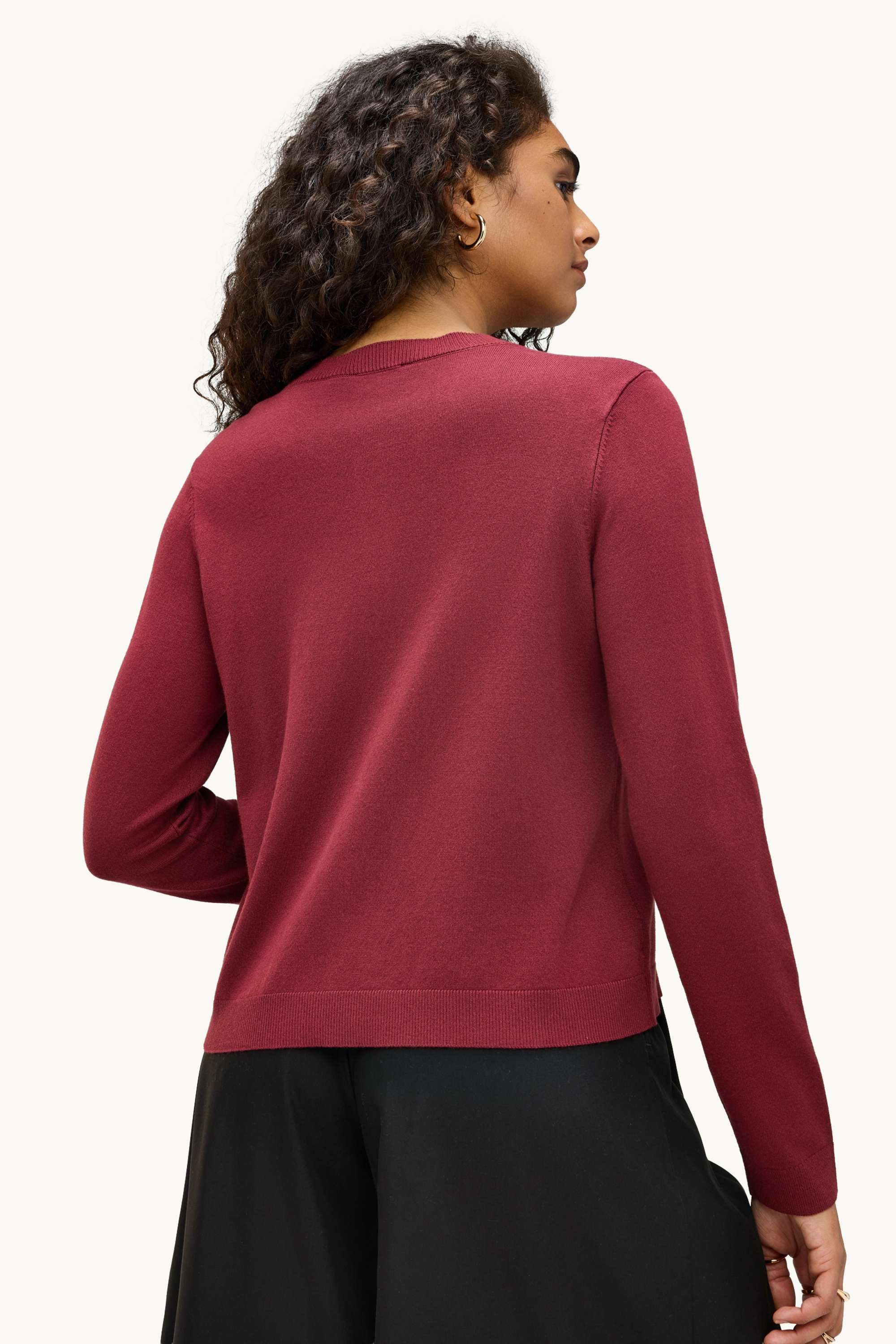 Cardigan dark red