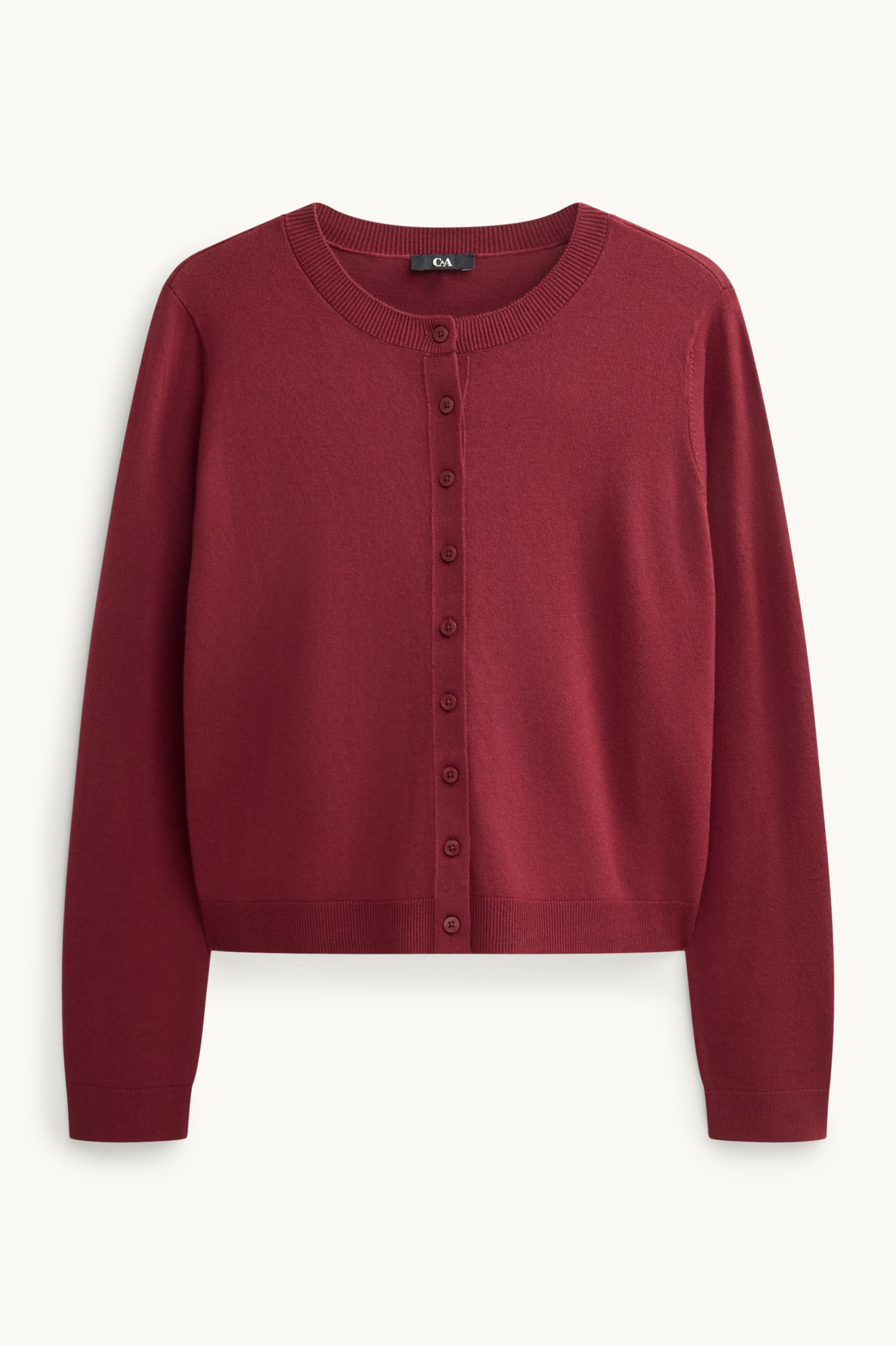 Cardigan dark red